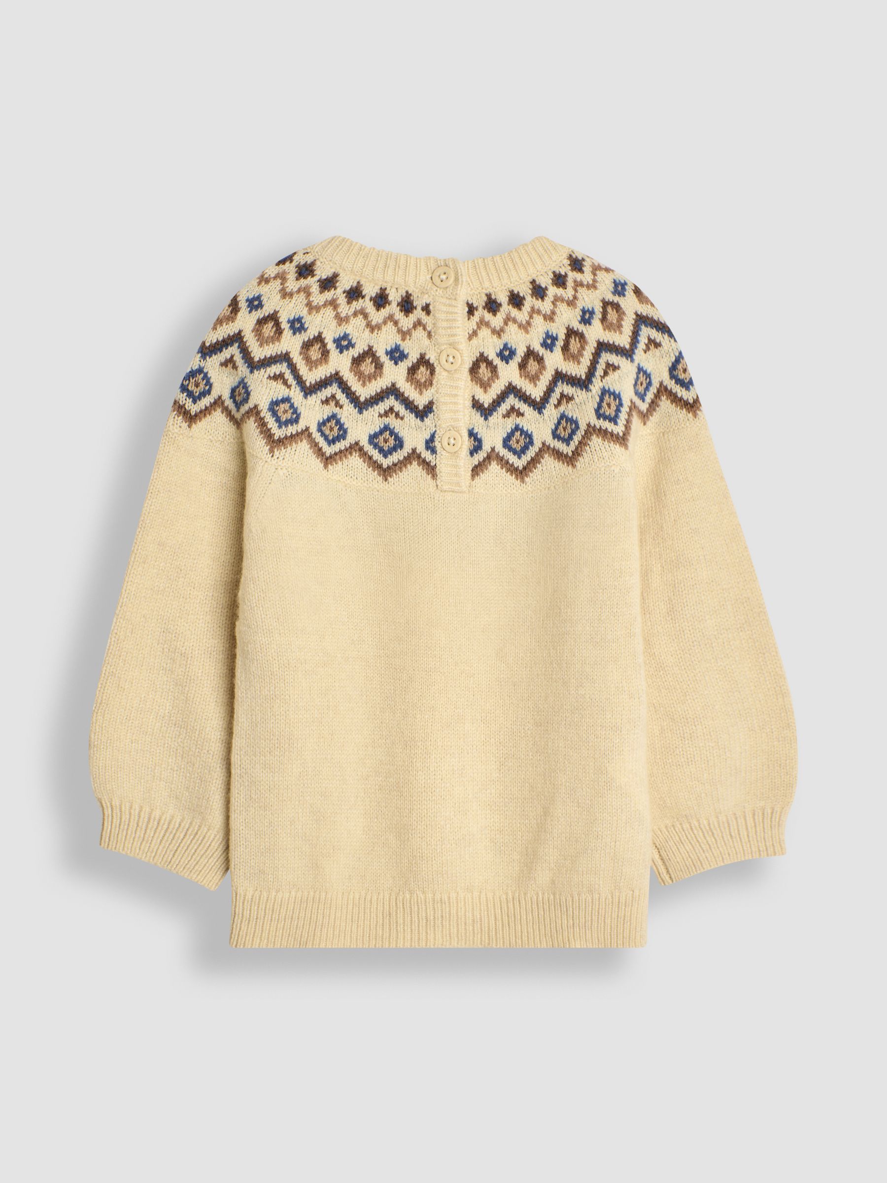 Ecru Nordic Jumper - Image 4 of 5