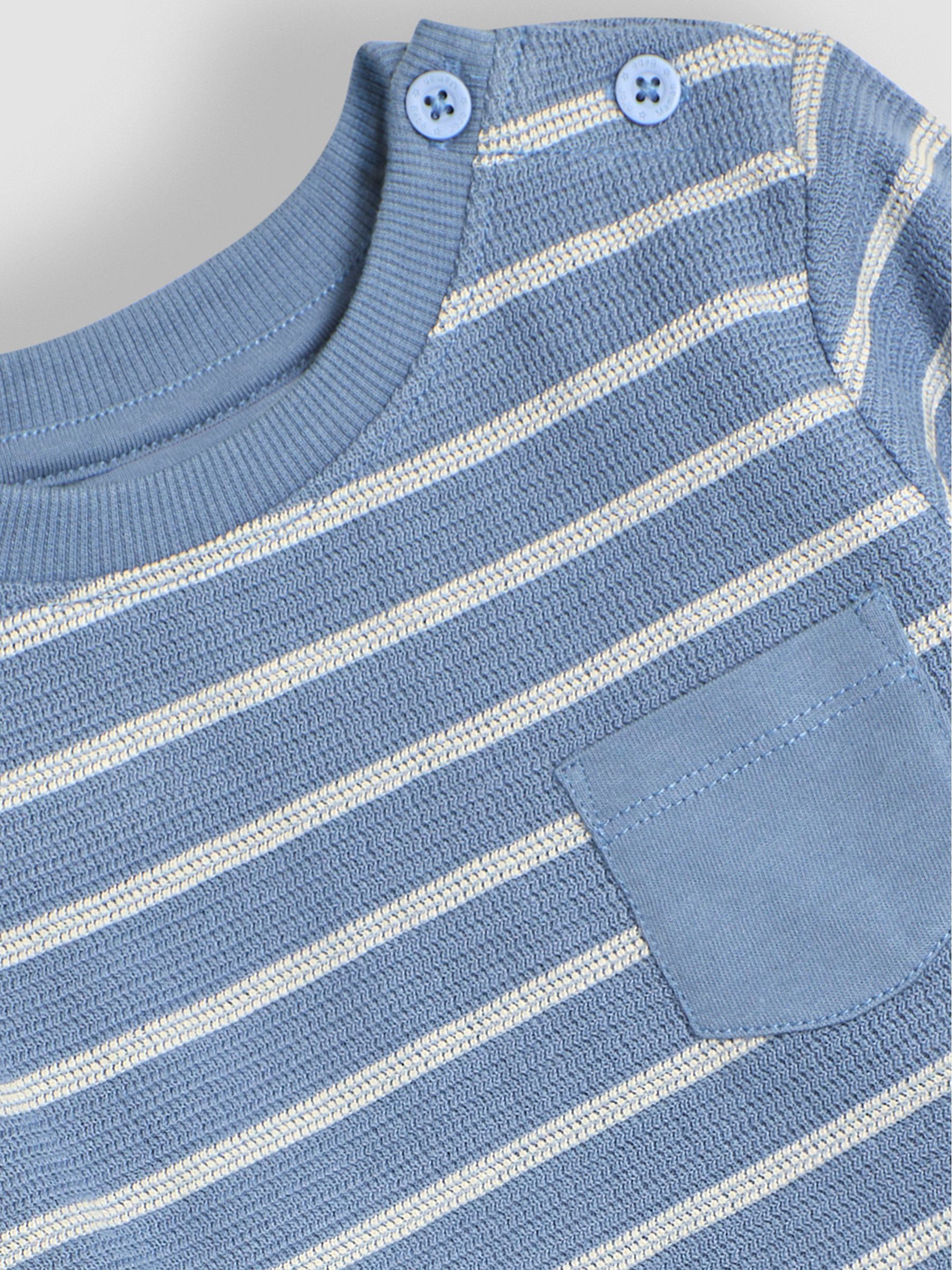 Denim Blue Stripe Top - Image 3 of 3
