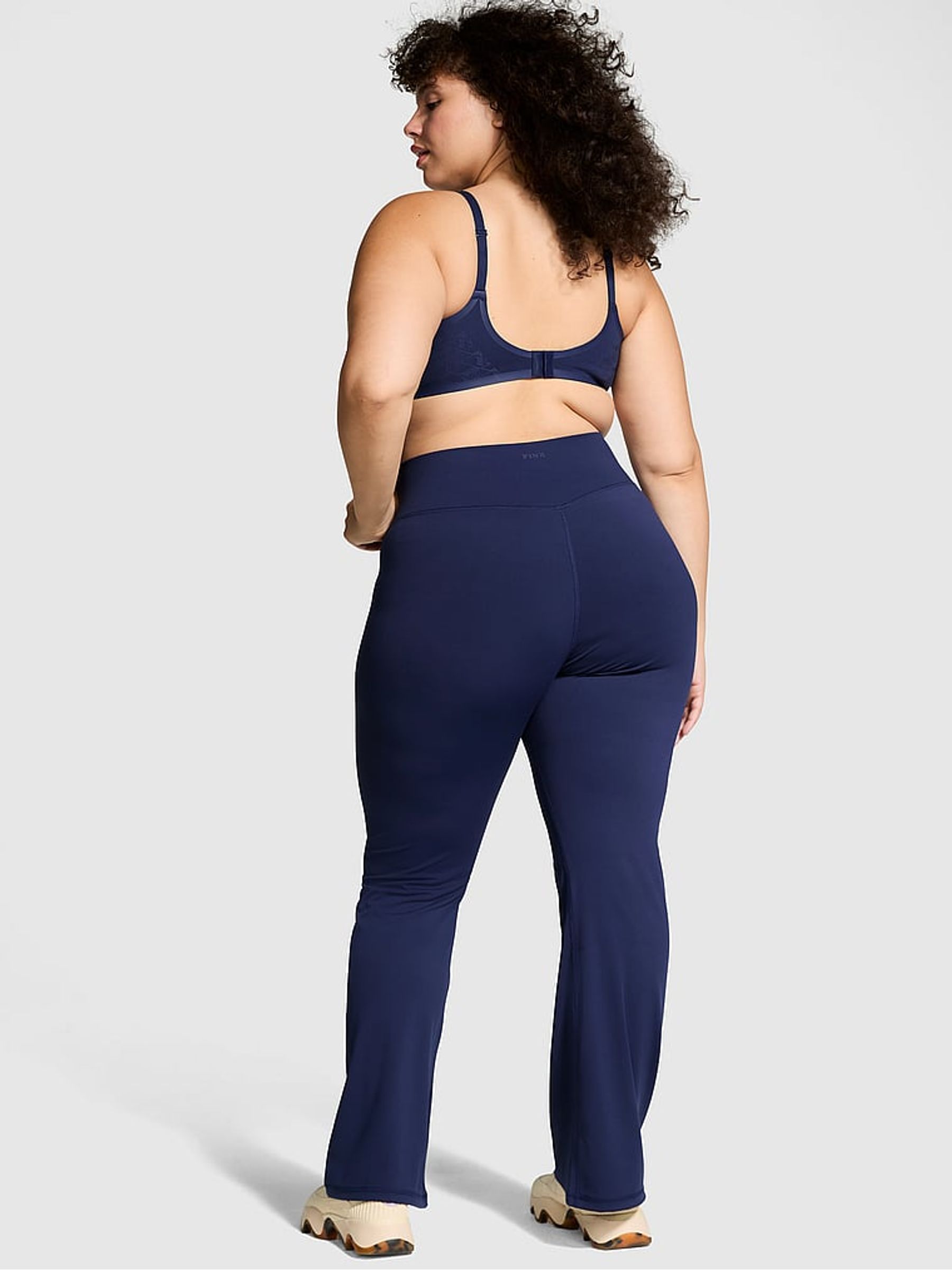 Midnight Navy Blue Relay Compression Flared Leggings - Image 2 of 3