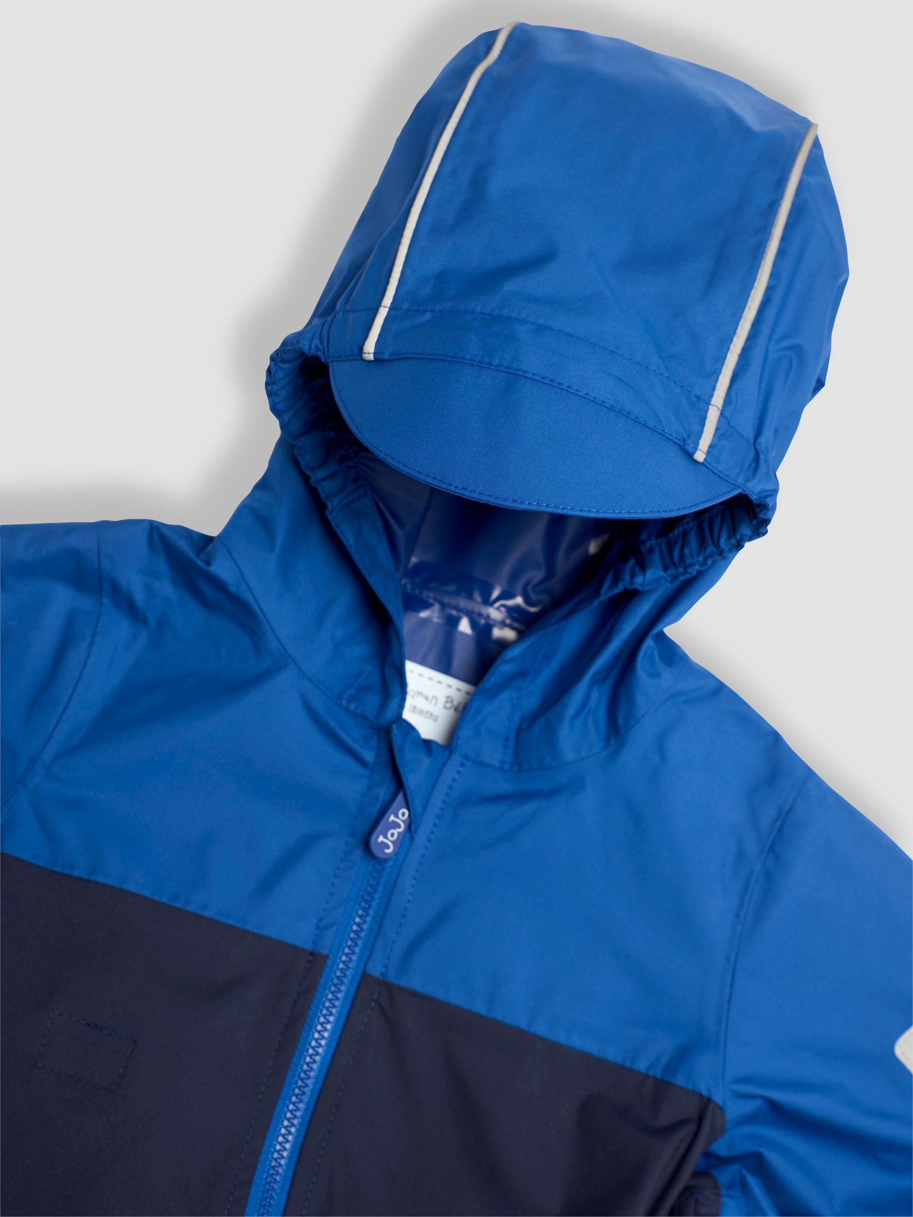 Navy Cobalt Pack-Away Rain Jacket - Image 4 of 4