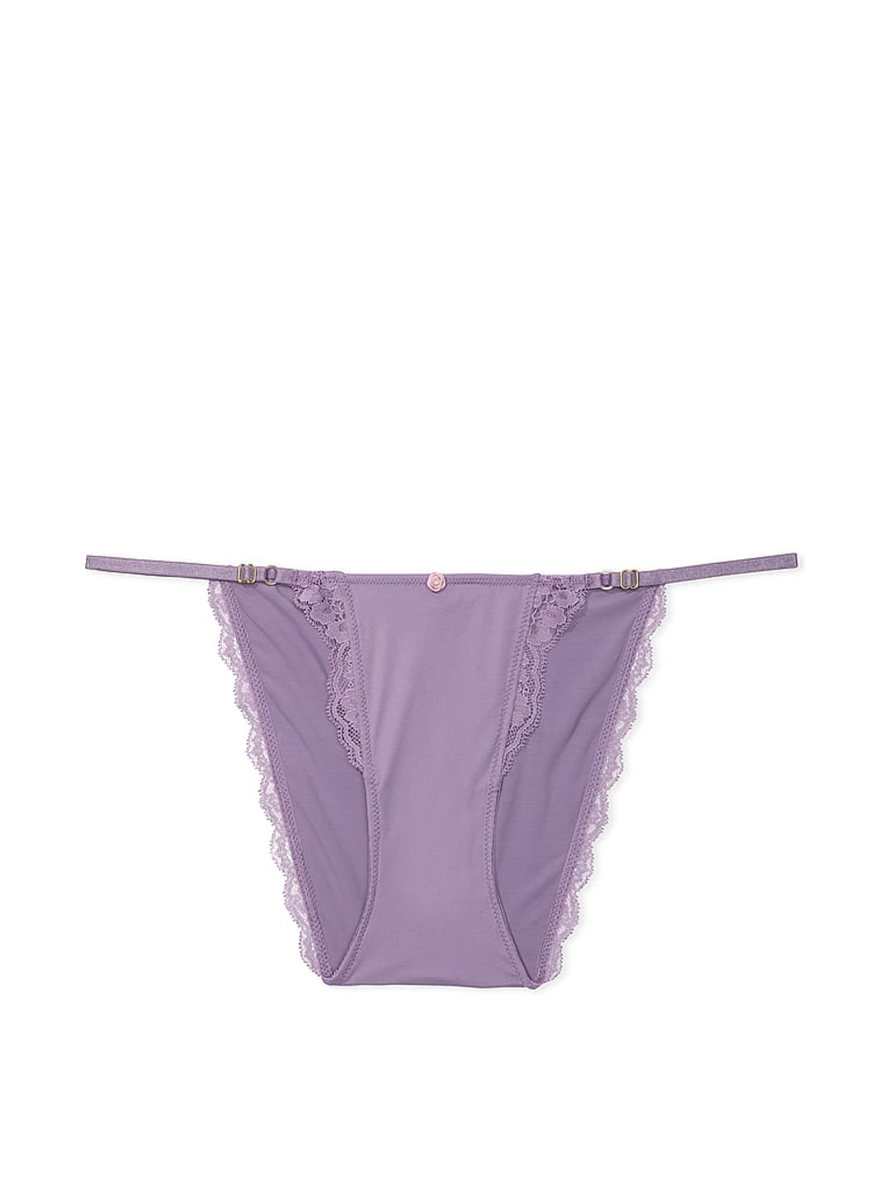 Frozen Plum Purple Lace Trim Bikini Knickers - Image 3 of 3