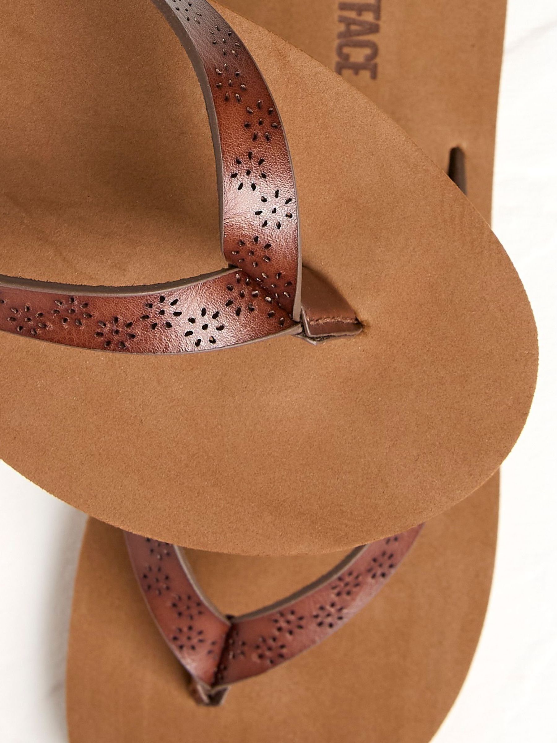 Emmy Natural Lasercut Flip Flops - Image 3 of 3