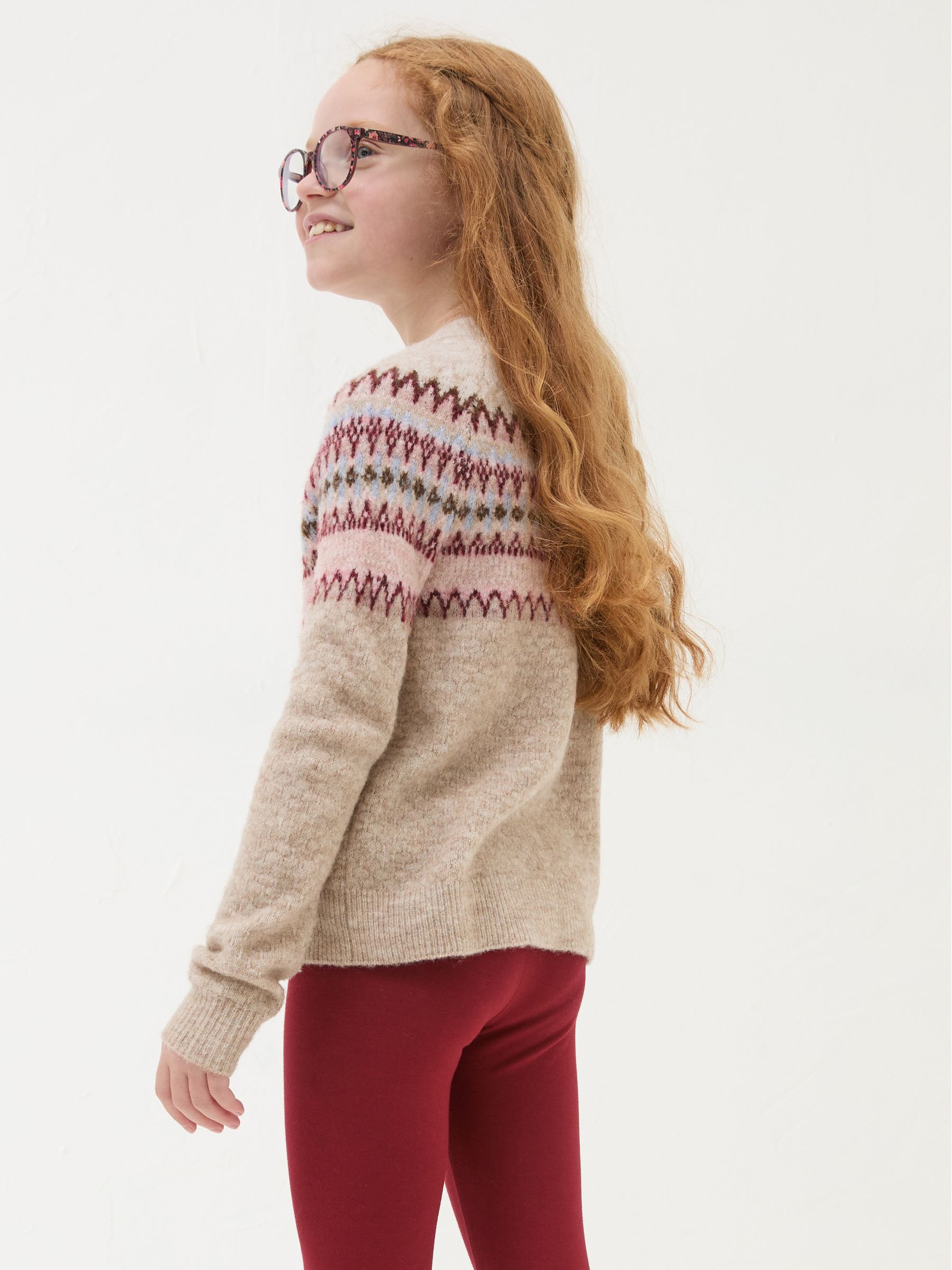 Wild Natural Fairisle Pattern Jumper - Image 2 of 3