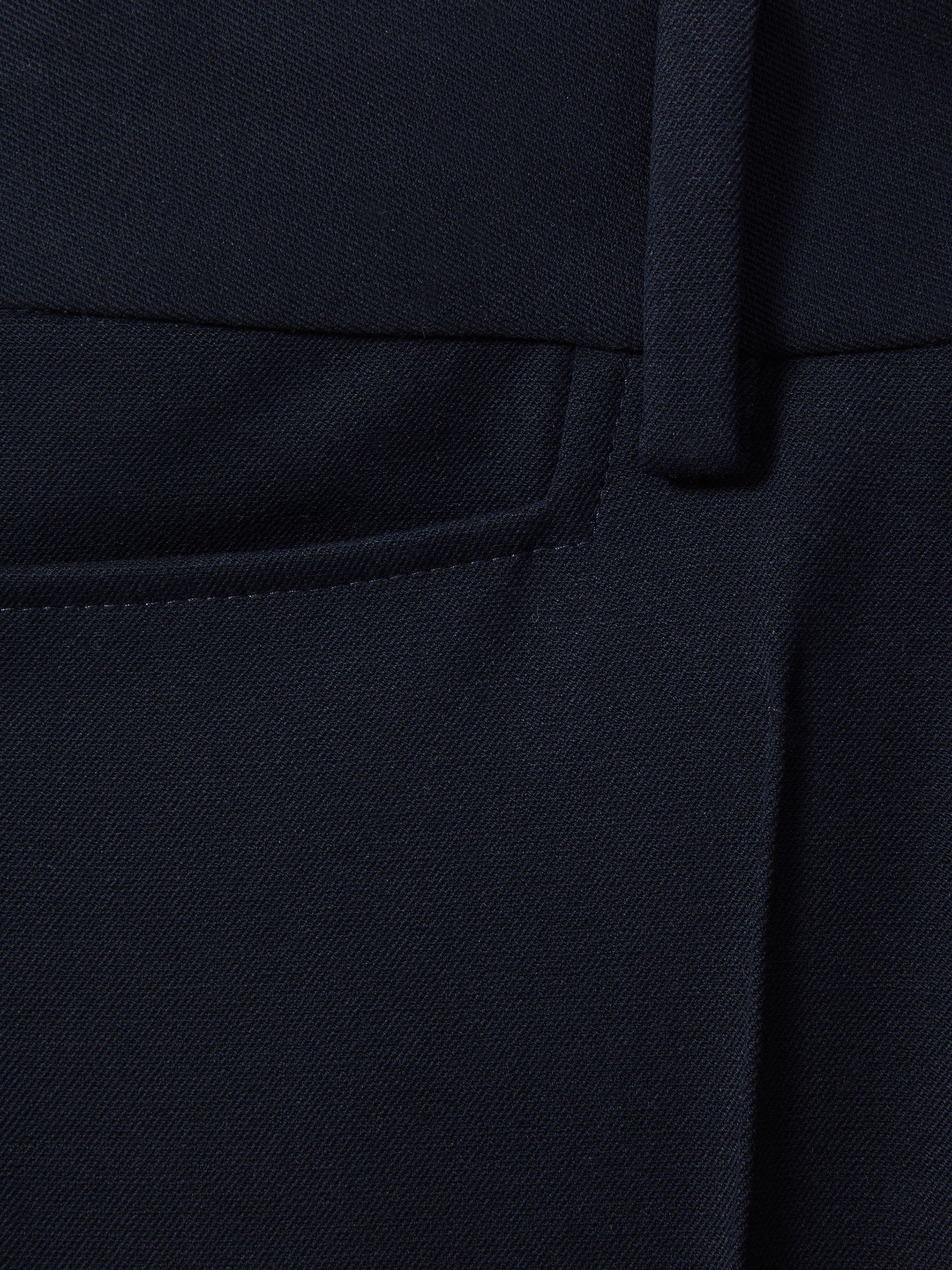 Petite Flared Suit Trousers in Navy - Image 7 of 8
