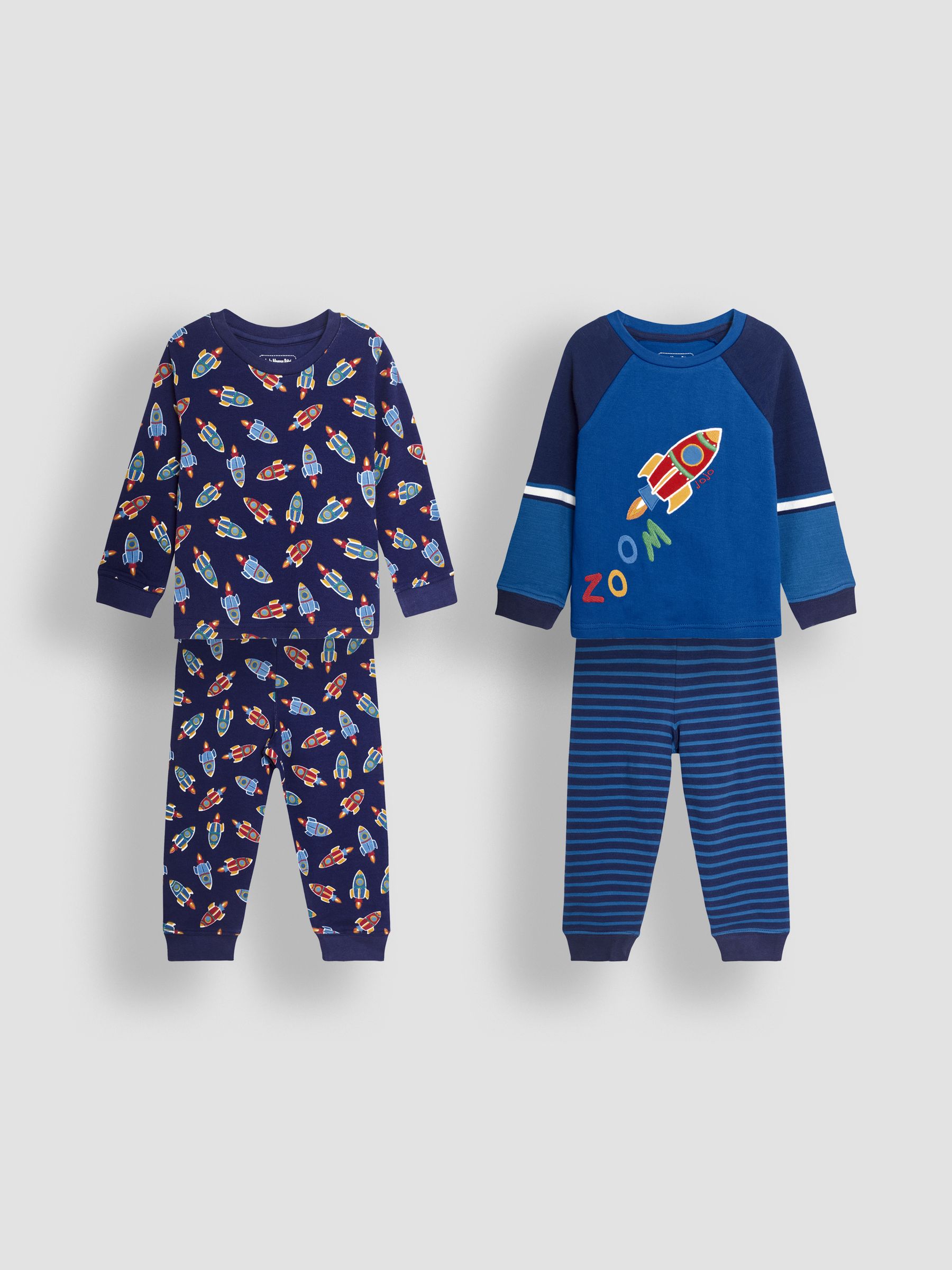 Cobalt Rocket Jersey Pyjamas 2 Pack - Image 1 of 9