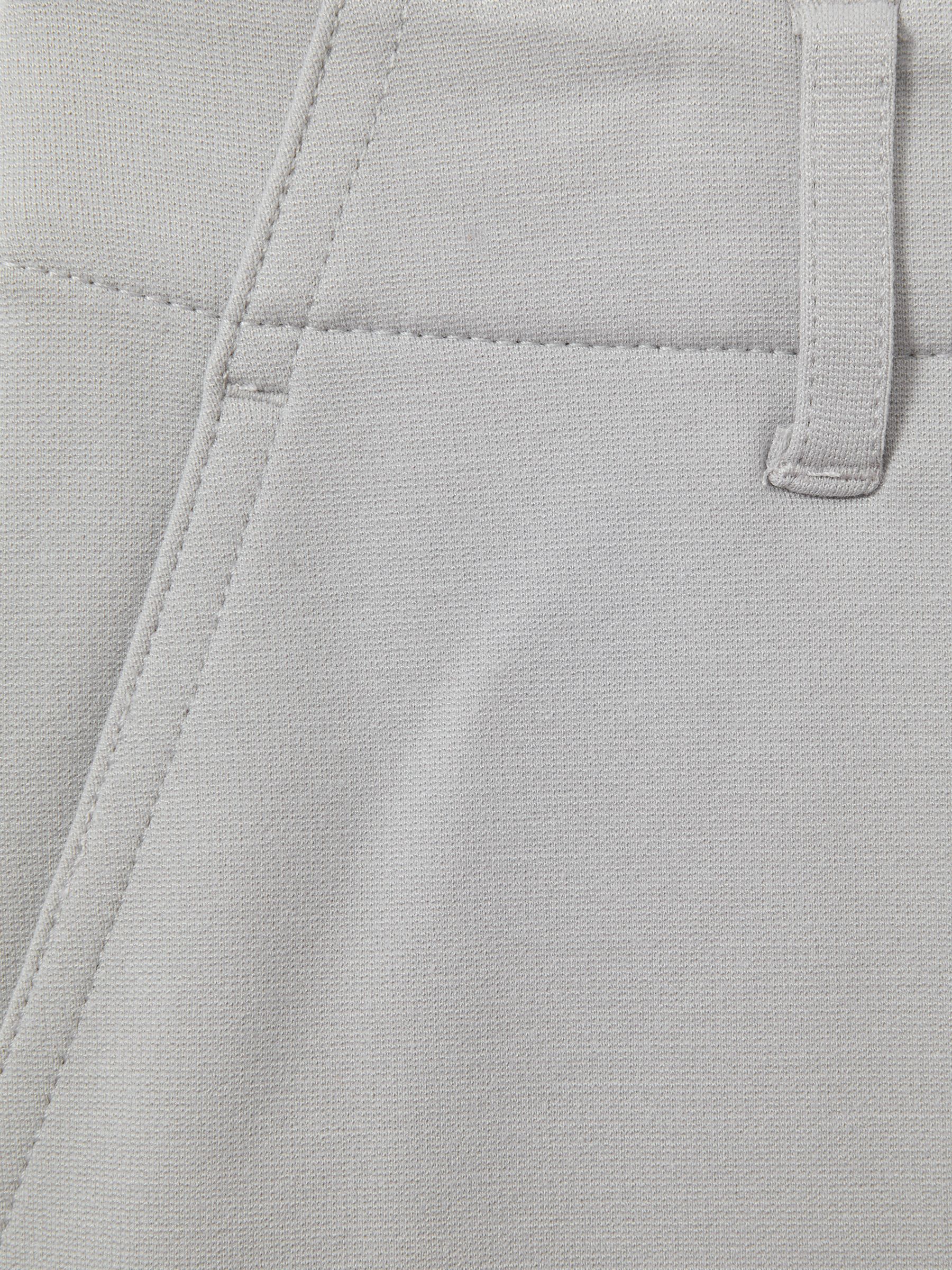 Paige Tailored Knitted Shorts in Grey - Image 2 of 6