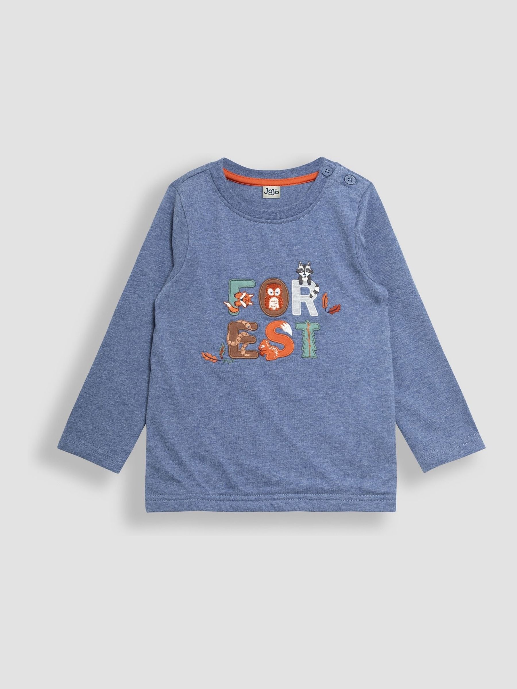 Denim Forest Friends Applique Top - Image 1 of 3