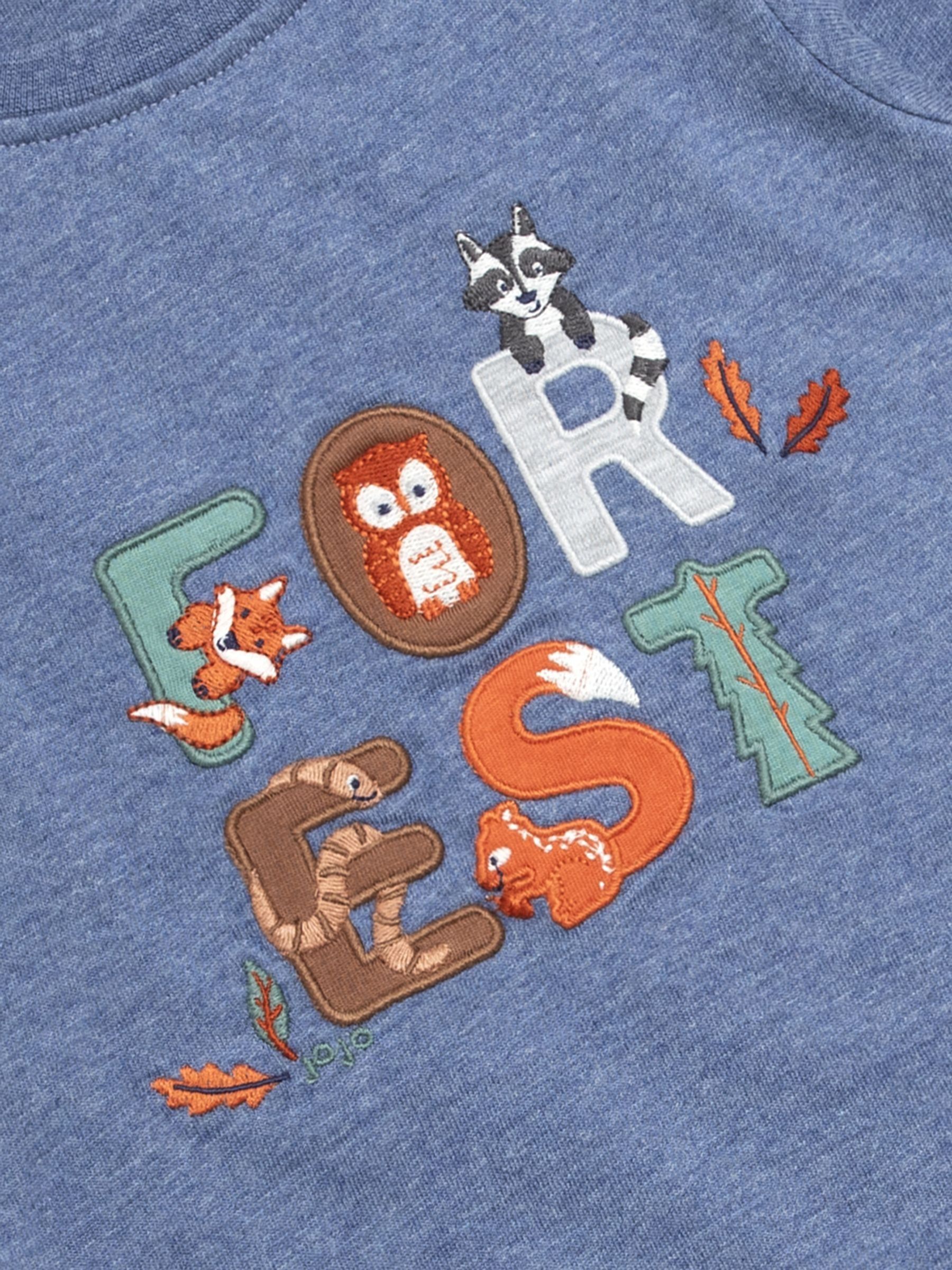 Denim Forest Friends Applique Top - Image 3 of 3