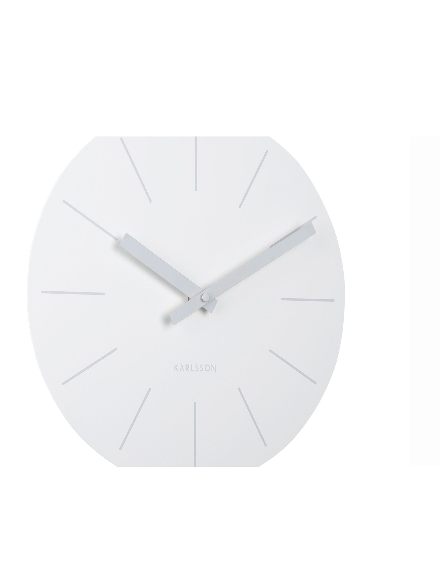 Karlsson White Arlo Pendulum Wall Clock - Image 3 of 4