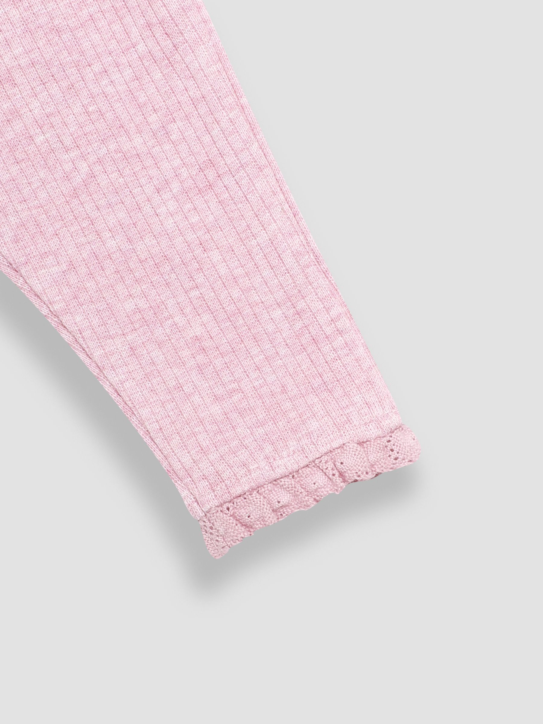 Pink 2-Pack Rib Leggings - Image 6 of 7