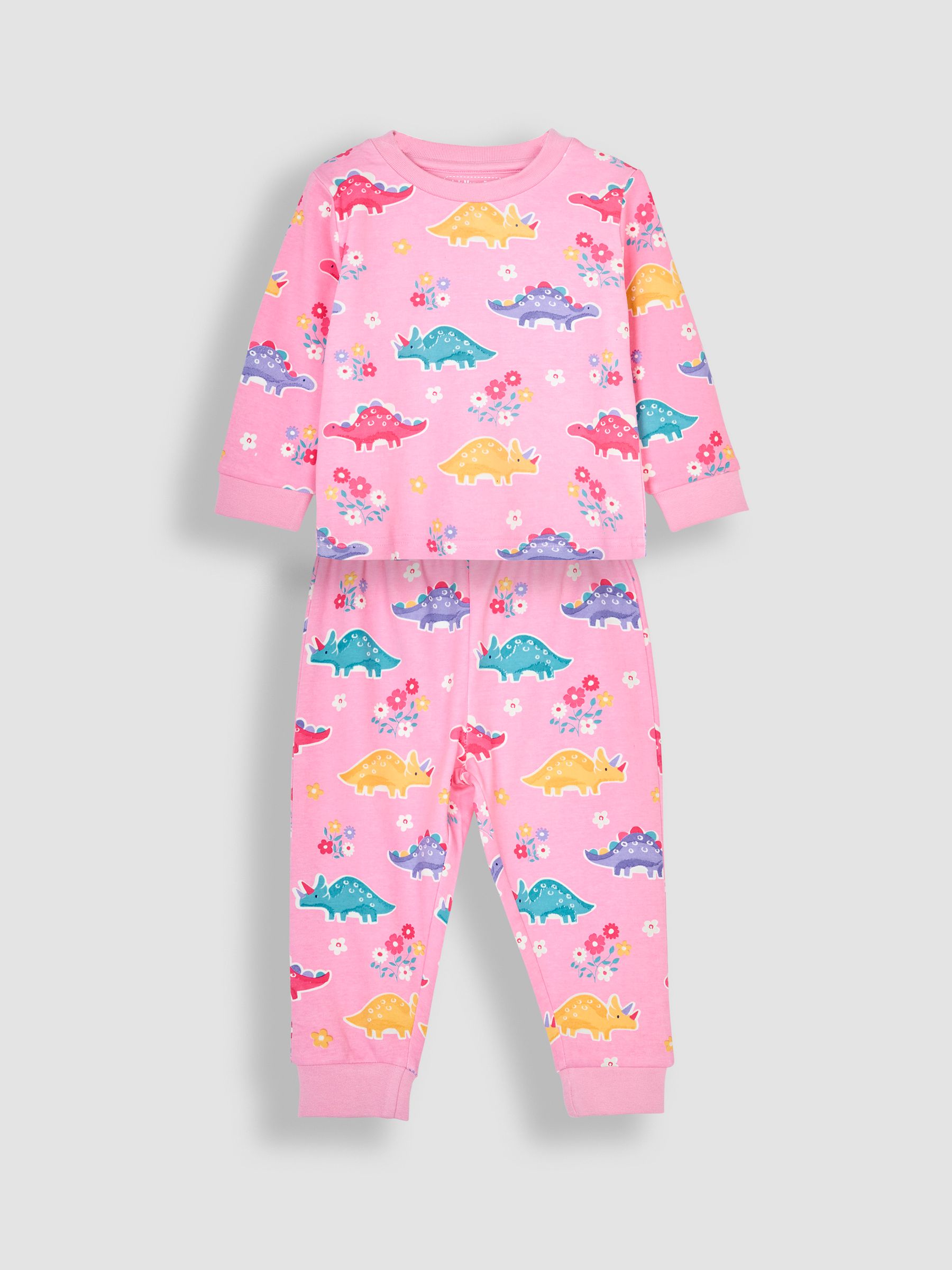 Pink Dinosaur Glow In the Dark Pyjamas - Image 1 of 3