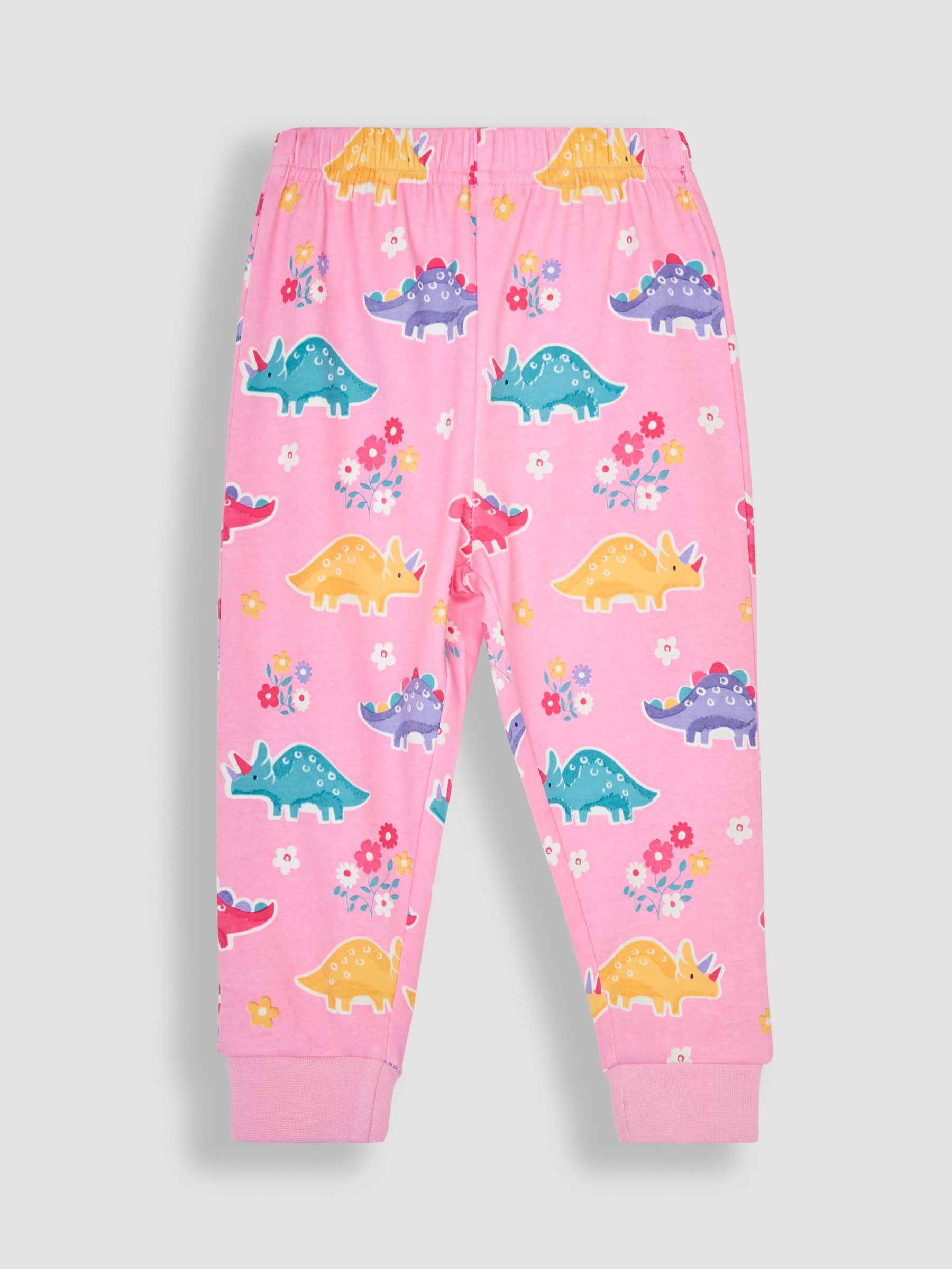 Pink Dinosaur Glow In the Dark Pyjamas - Image 2 of 3