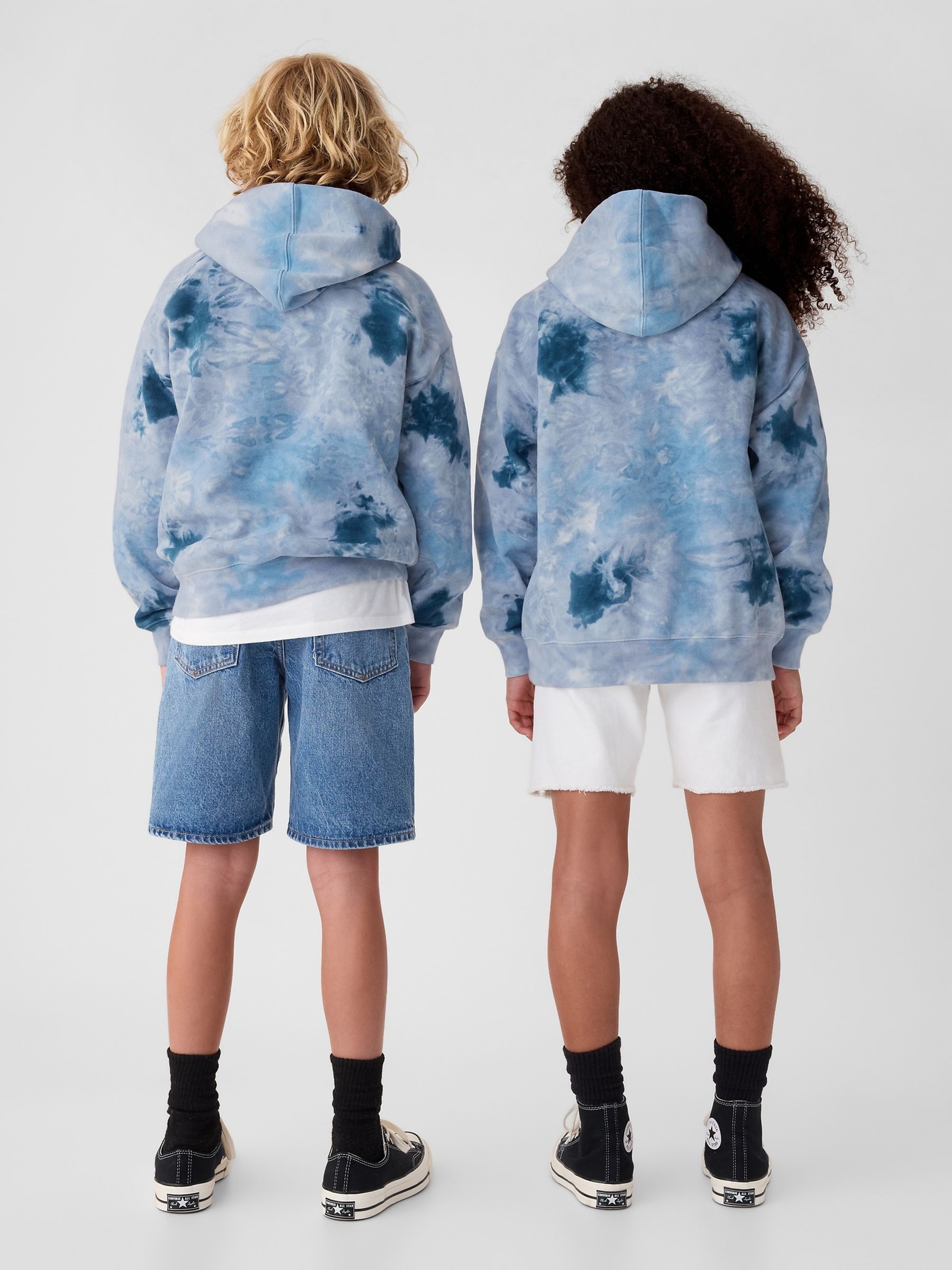 Blue Vintage Soft Oversized Hoodie - Image 2 of 5