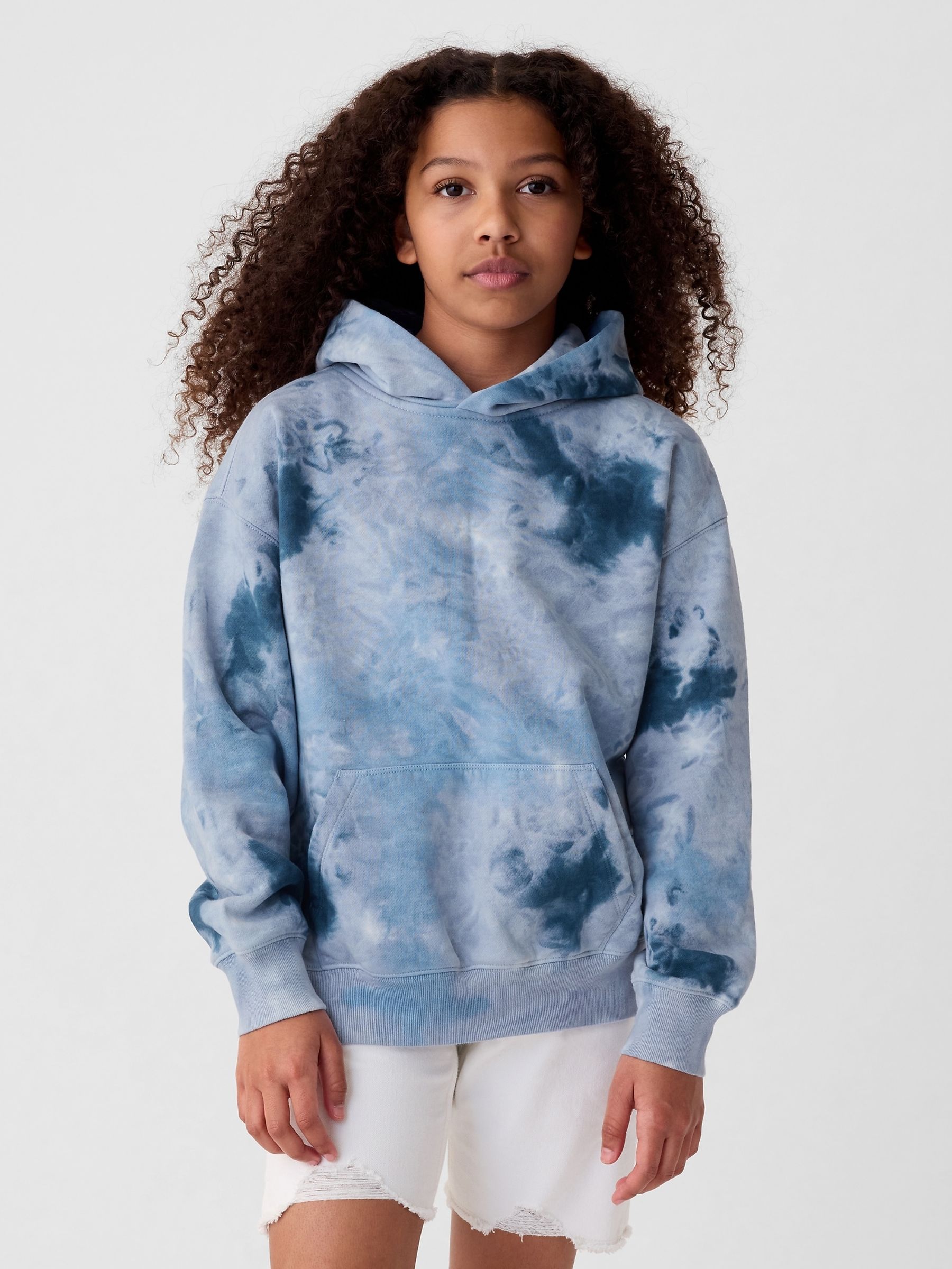 Blue Vintage Soft Oversized Hoodie - Image 4 of 5