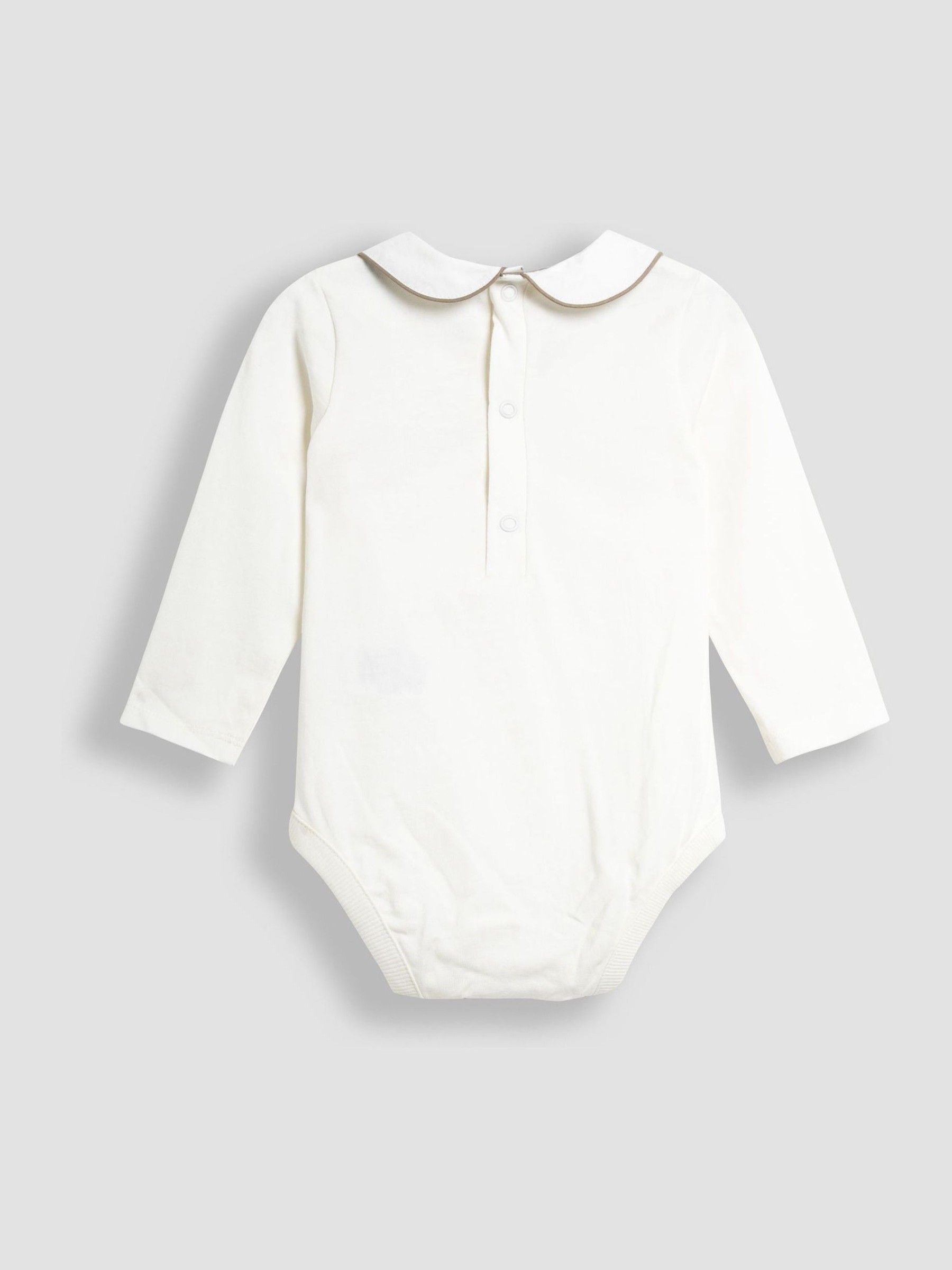 Natural Herringbone Dungarees And Top Set - Image 5 of 6