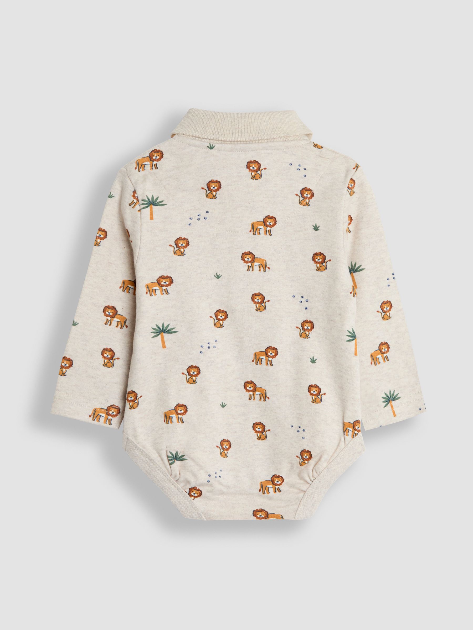 Neutral Lion Printed Polo Shirt Bodysuit - Image 2 of 3