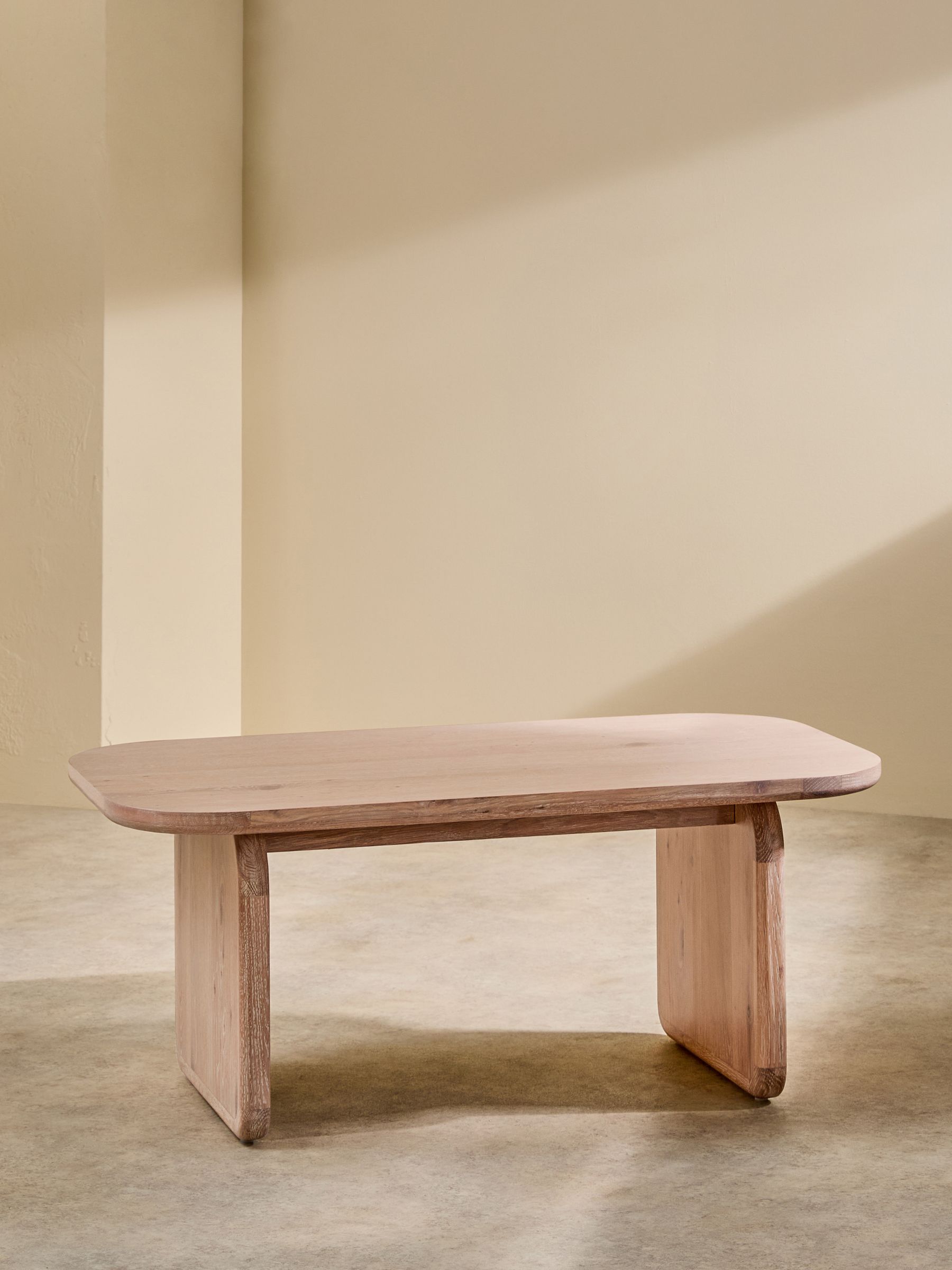 Nyla Coffee Table in White Wash Oak - Image 1 of 5