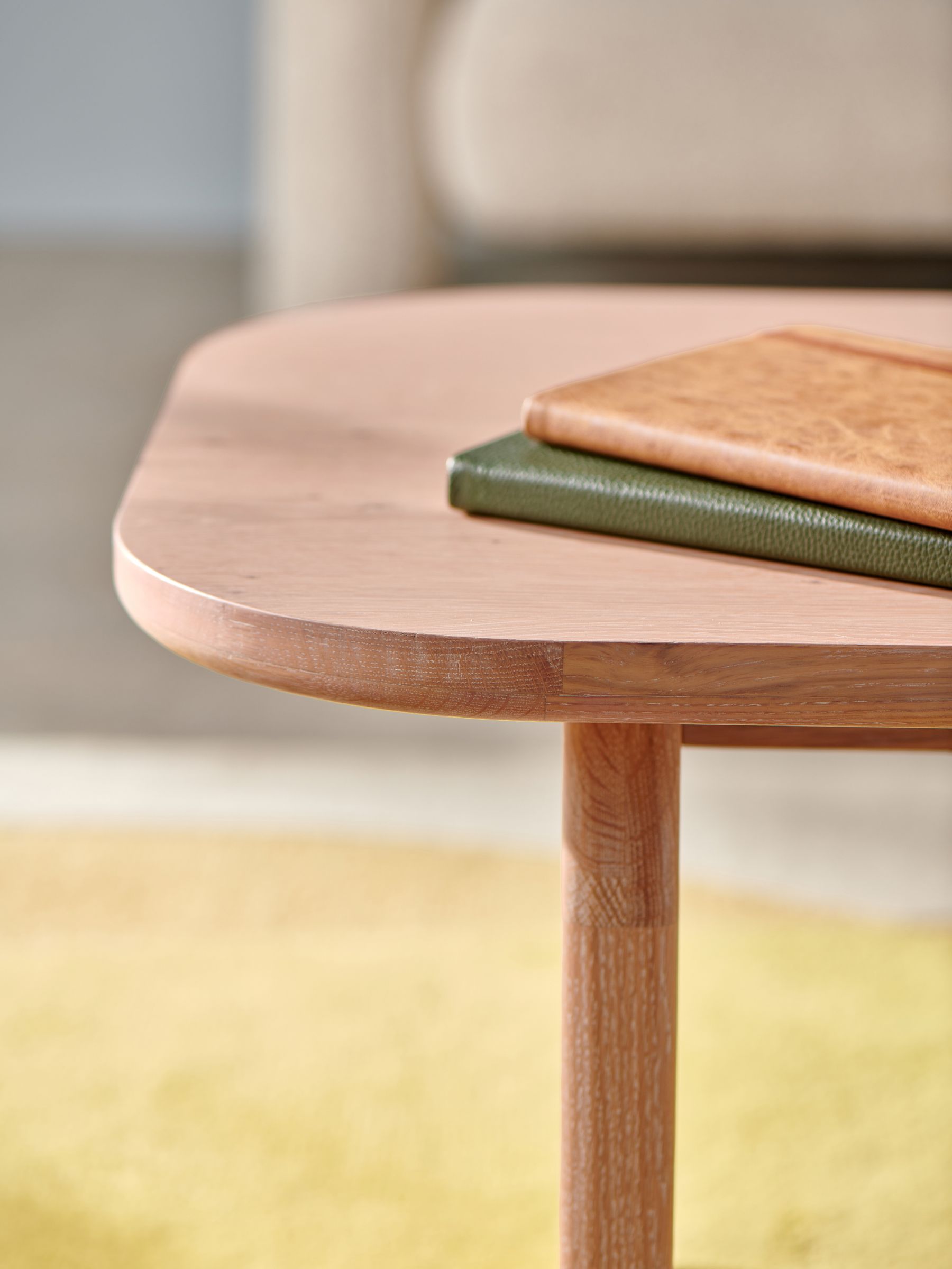 Nyla Coffee Table in White Wash Oak - Image 3 of 5