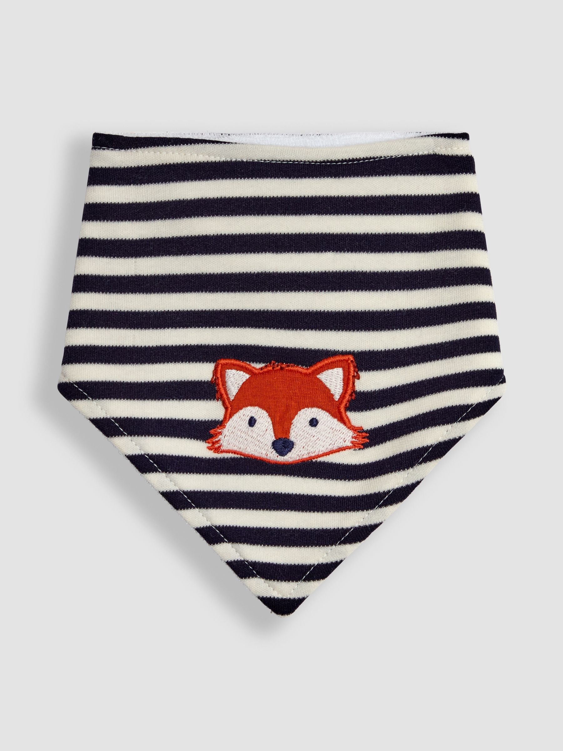 Navy Fox Dribble Bibs 3 Pack - Image 2 of 8