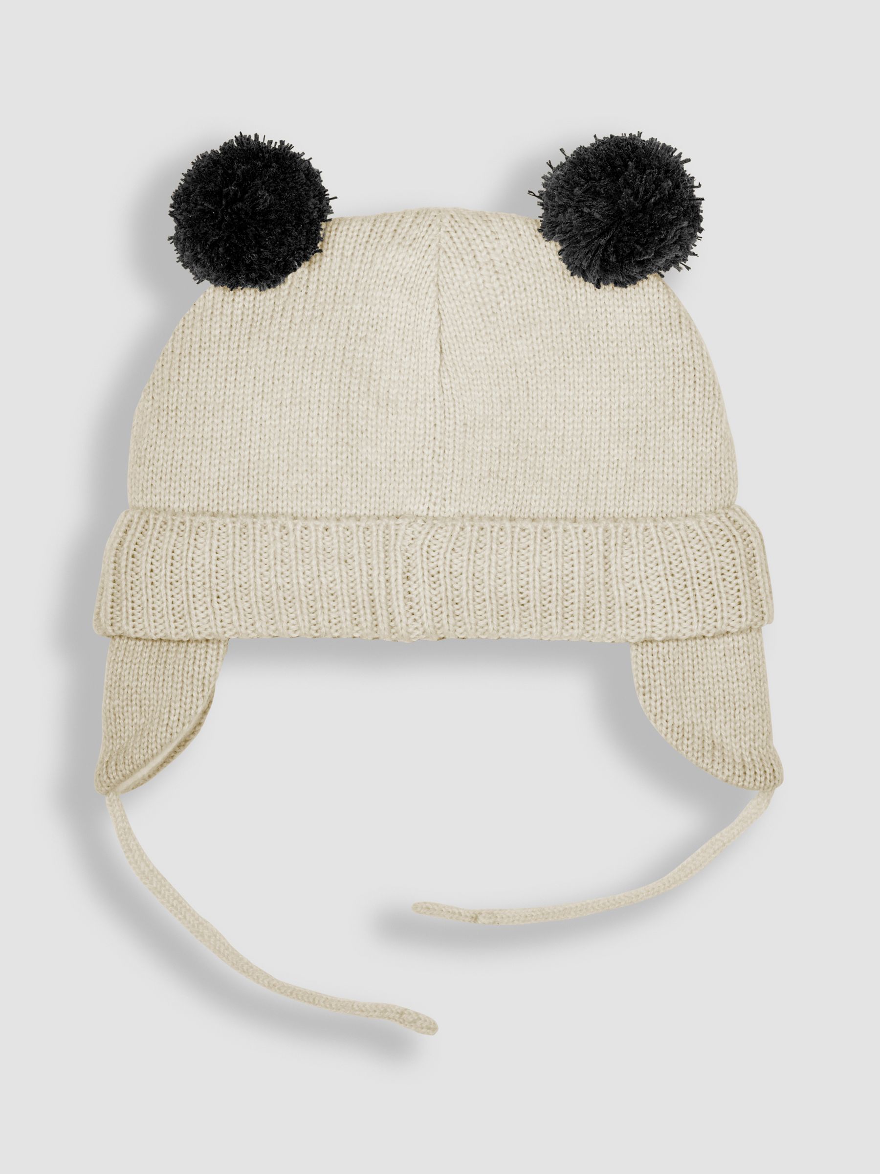 Cream Panda Hat - Image 2 of 3