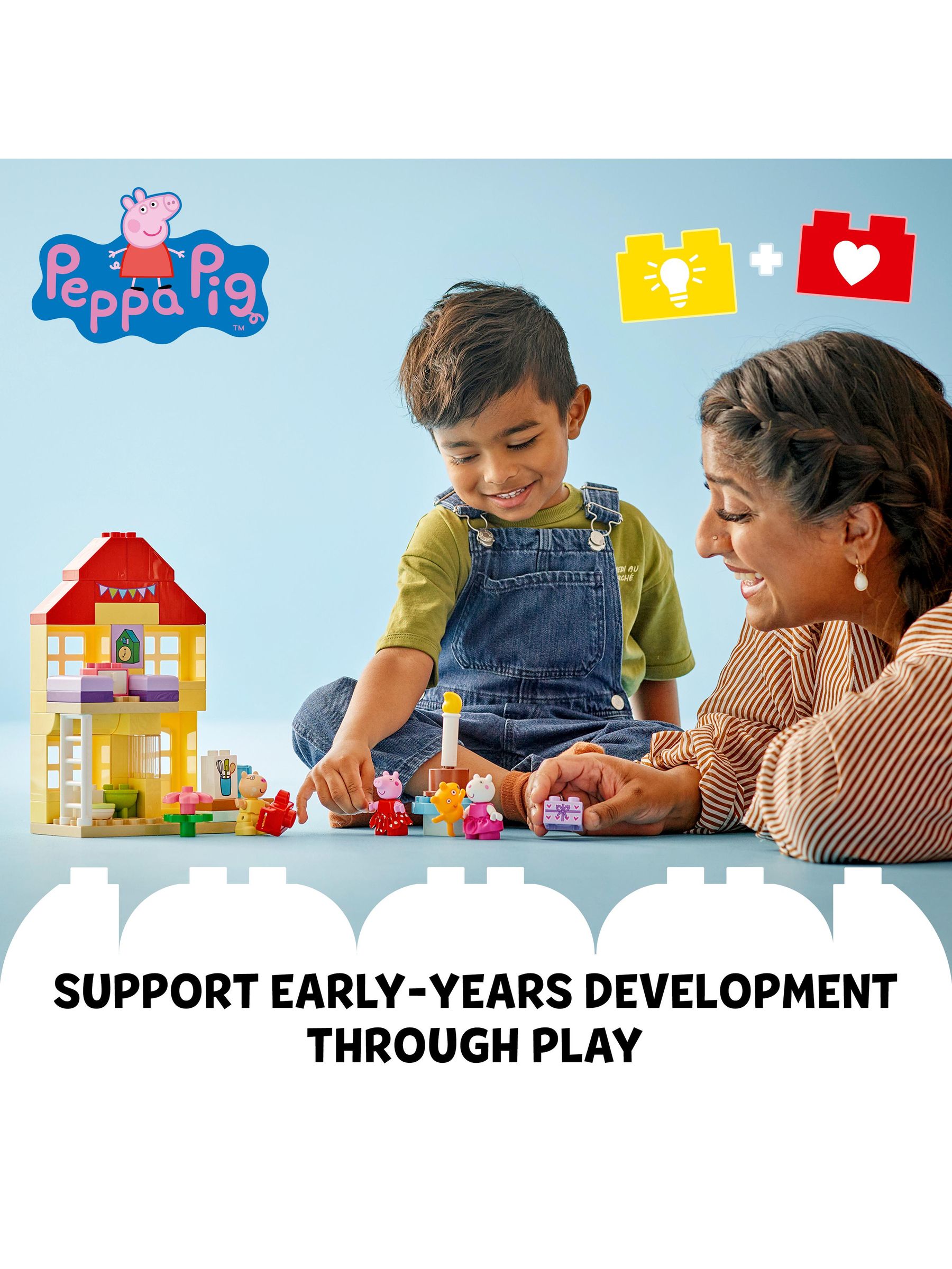 LEGO DUPLO Peppa Pig Birthday House Playset - Image 3 of 7
