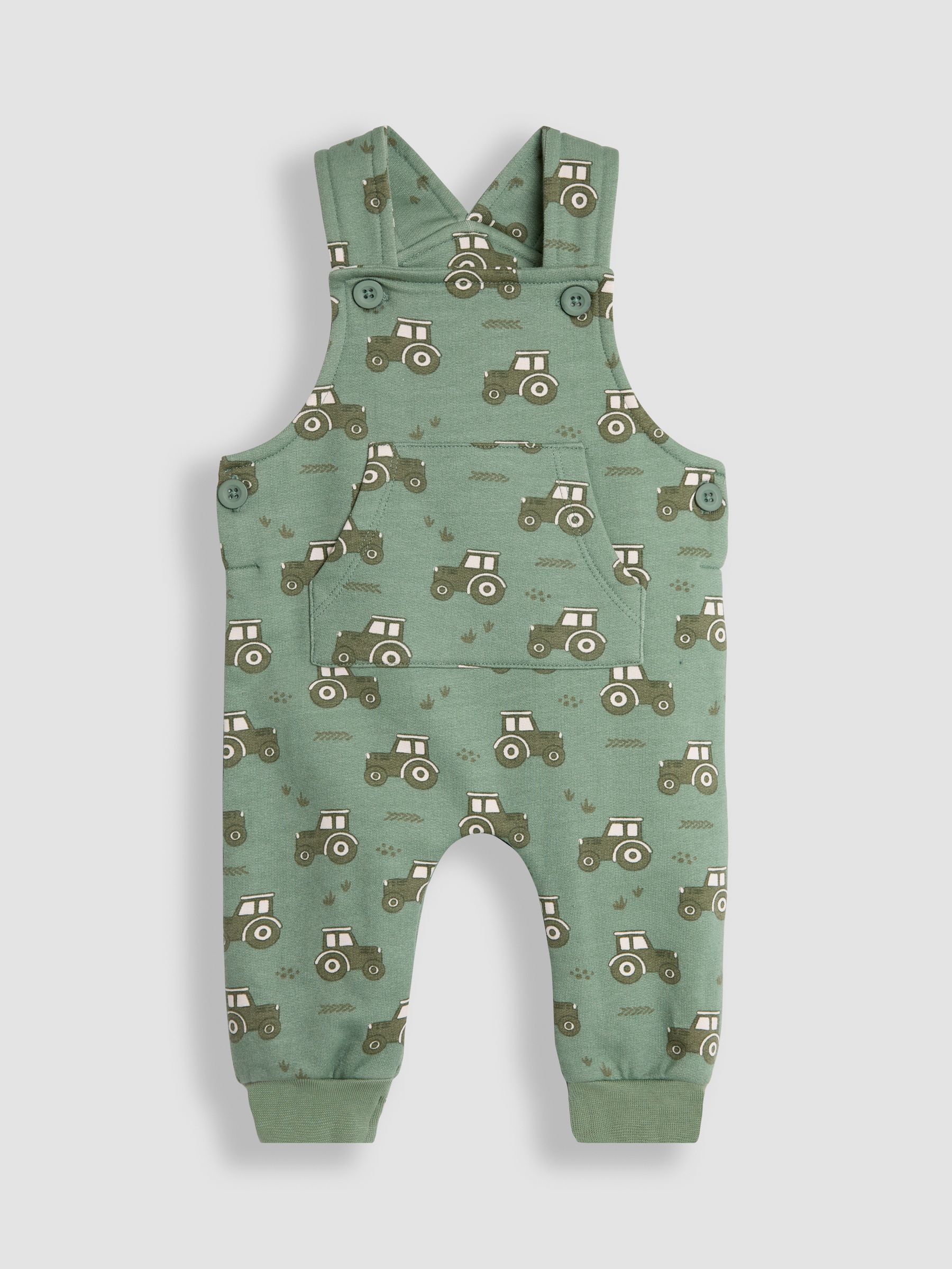 Khaki Print Dungarees & Top Set - Image 2 of 6