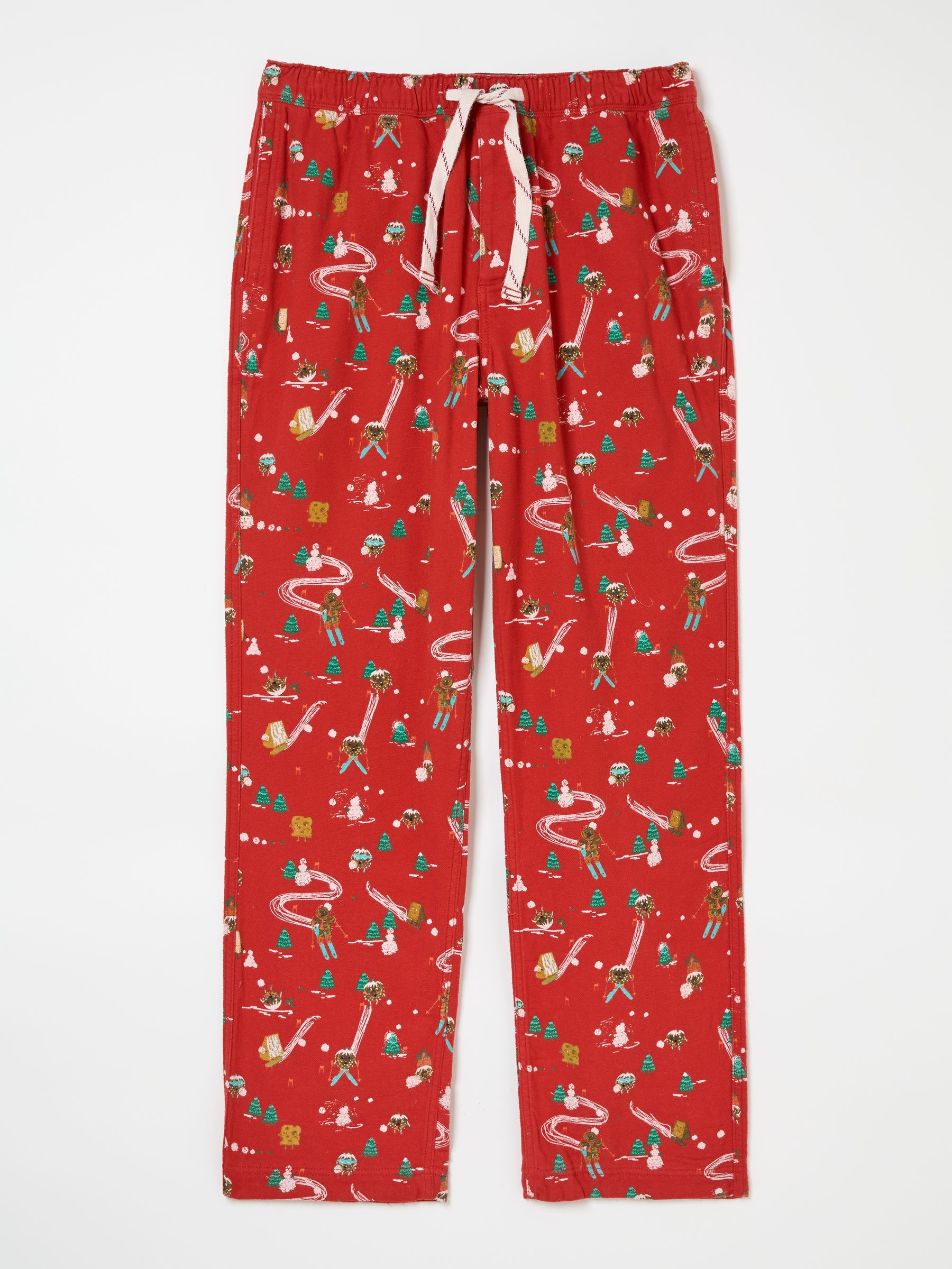 All Red All Good 100% Cotton Pudding Pyjama Bottoms - Image 6 of 6