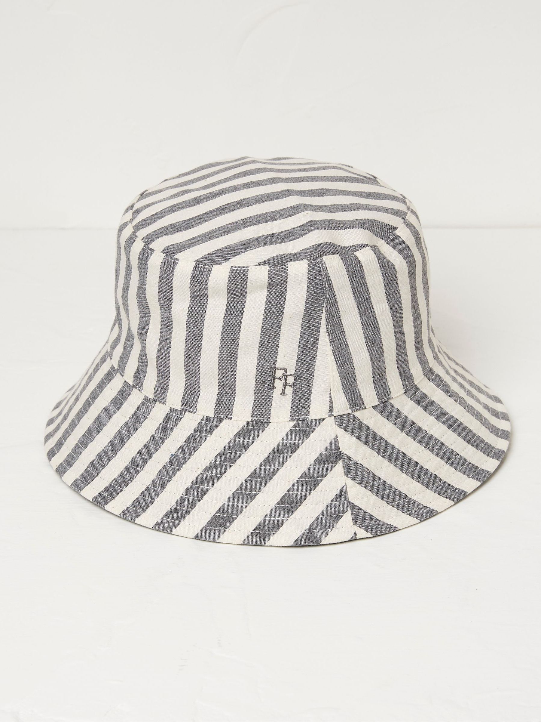 Blue Stripe Reversible Bucket Hat - Image 1 of 3