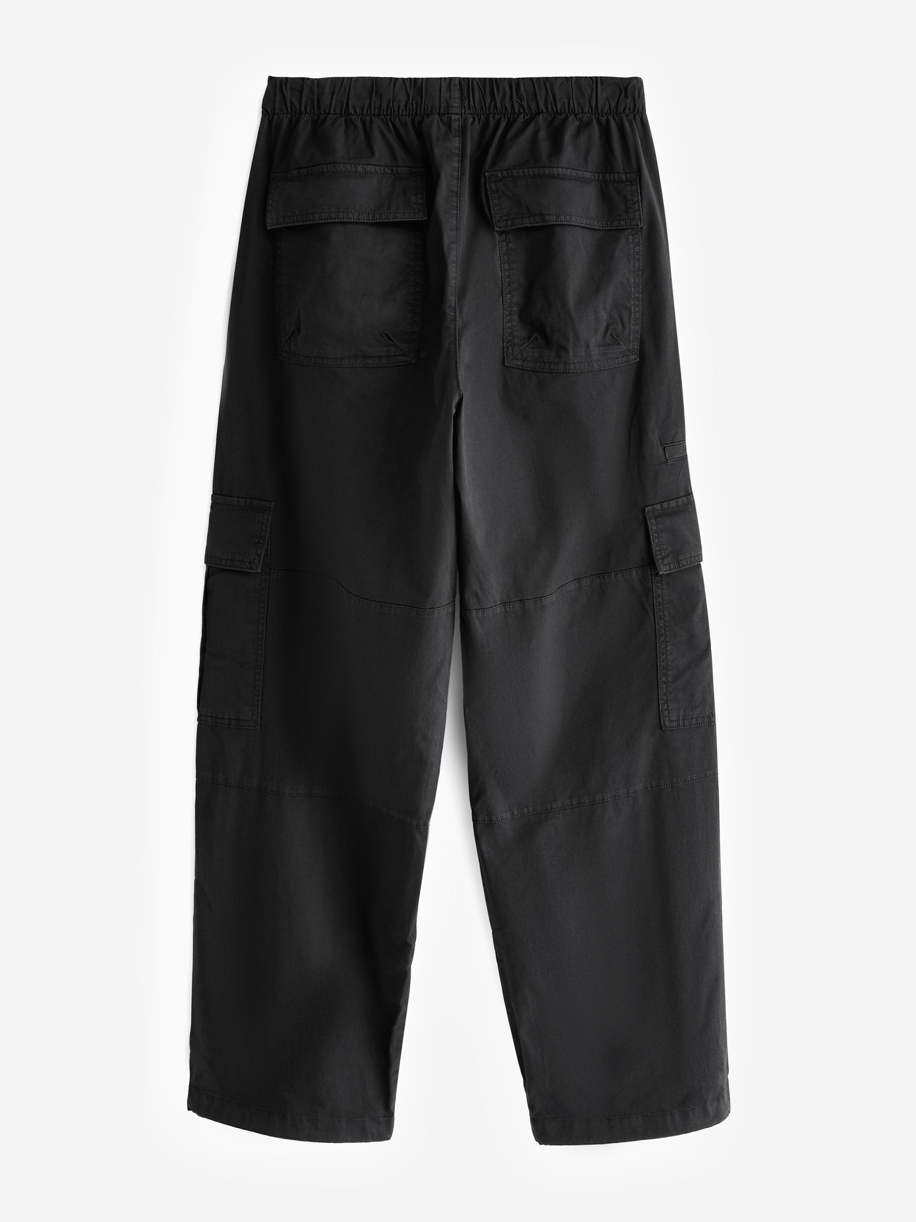 Black Cargo Easy Trousers - Image 6 of 6