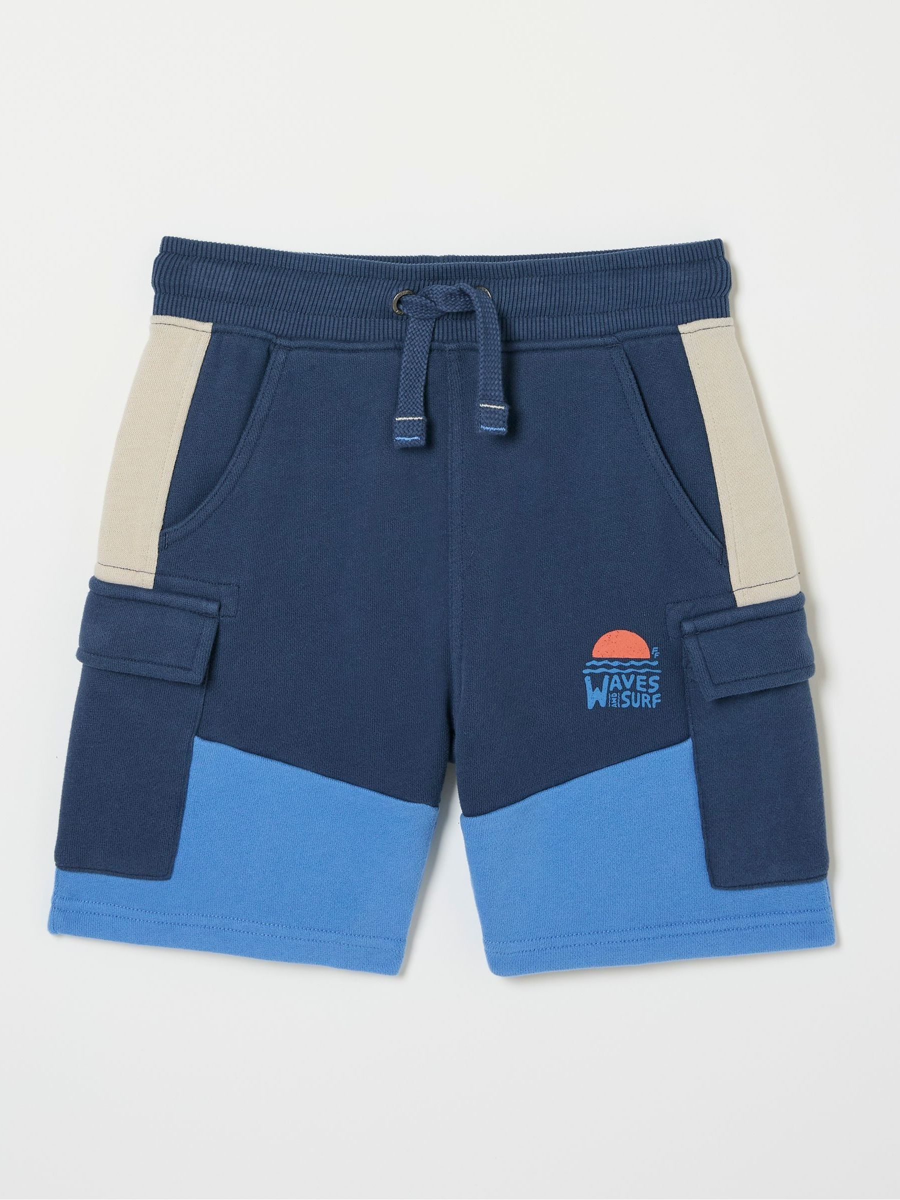 Hatfield Blue Cargo Sweat Shorts - Image 5 of 5 Hatfield Blue Cargo Sweat Shorts - Image 5 of 5
