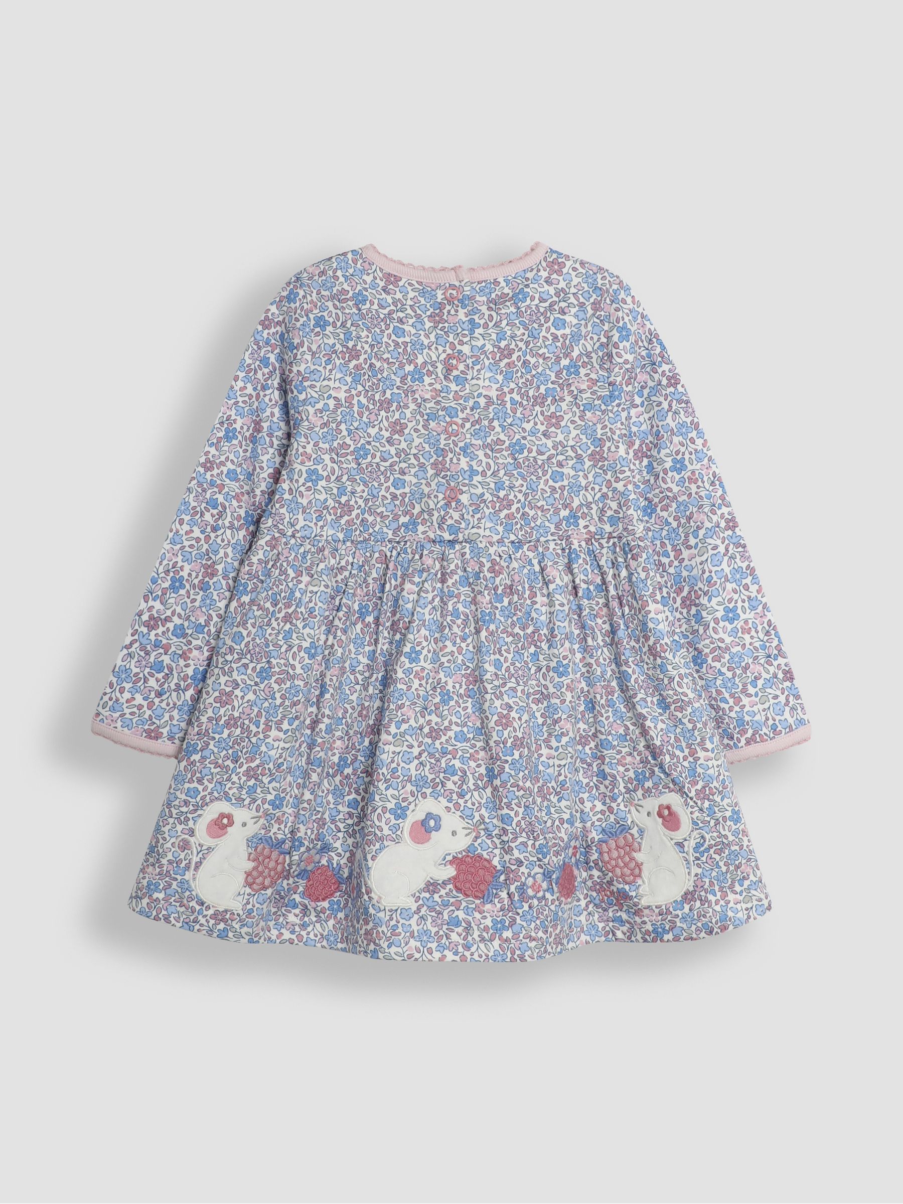Pink Mouse Appliqué Ditsy Floral Dress - Image 2 of 3
