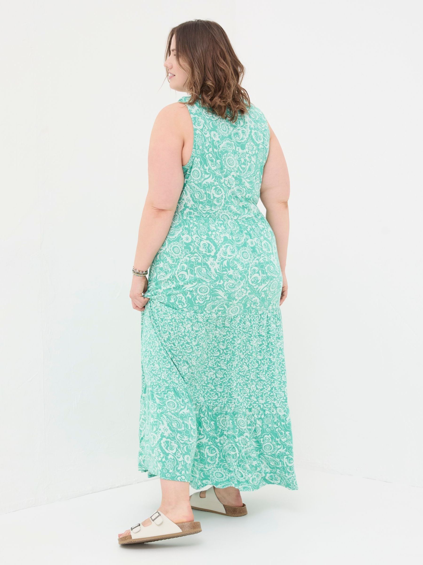 Maya Blue Paisley Jersey Maxi Dress - Image 3 of 7