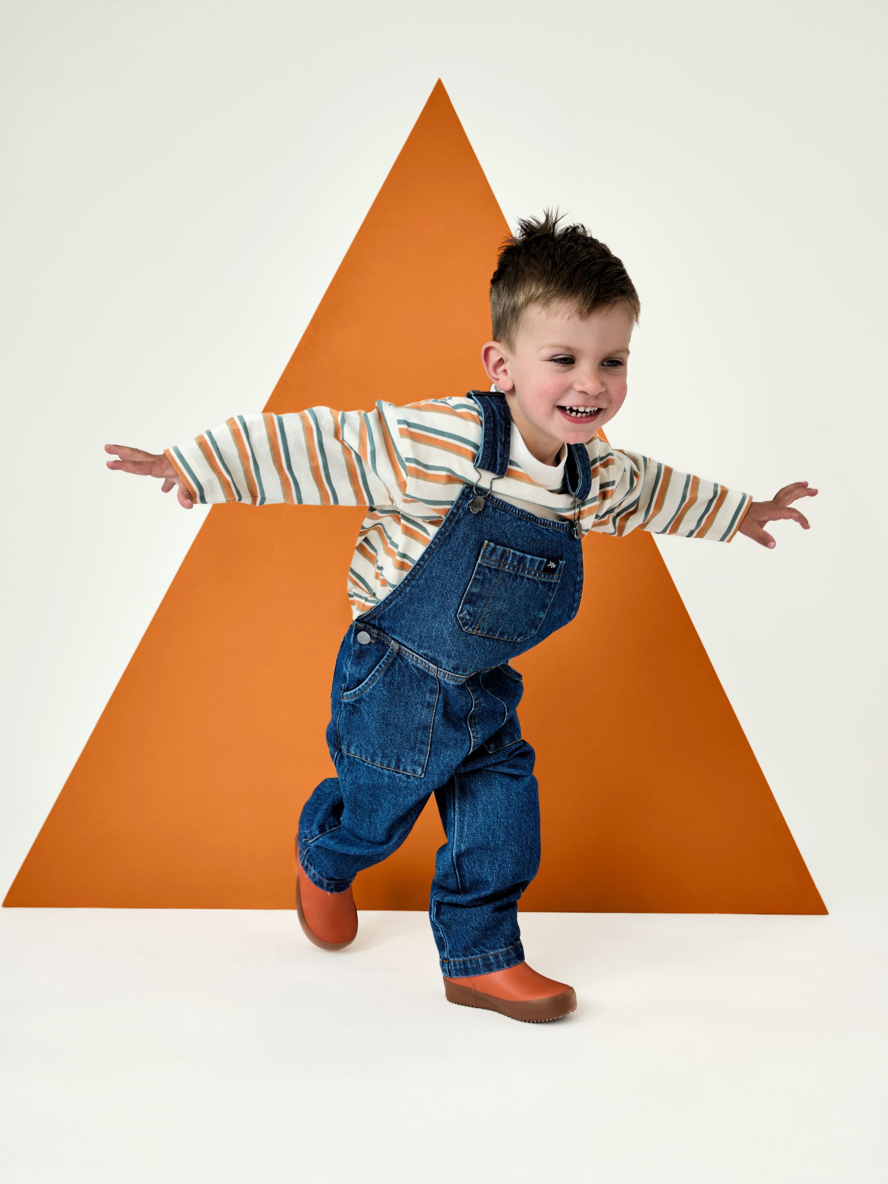 Mid Wash Blue Denim Dungaree Set - Image 1 of 7