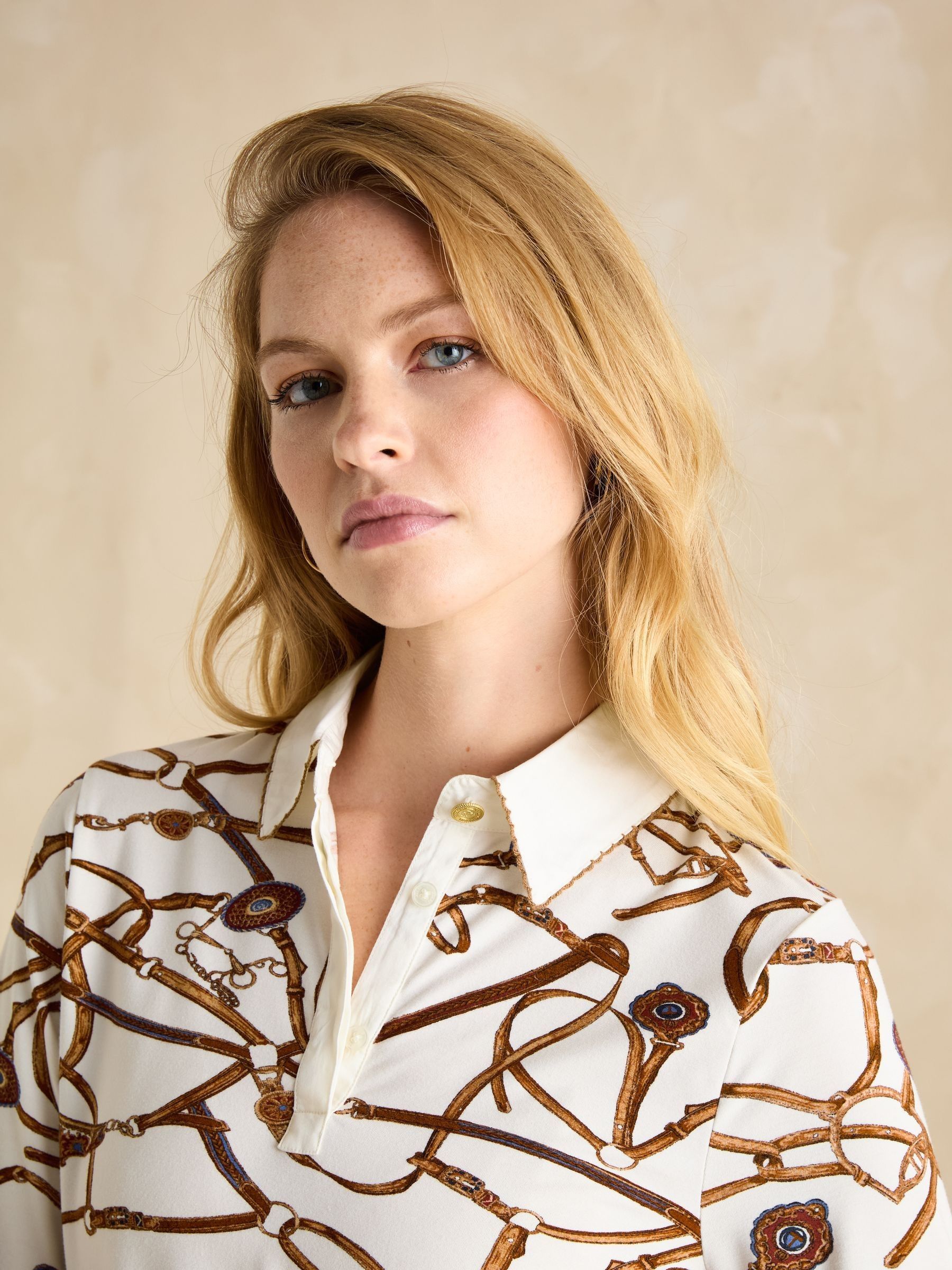 Cordelia Cream Long Sleeve Top - Image 4 of 6
