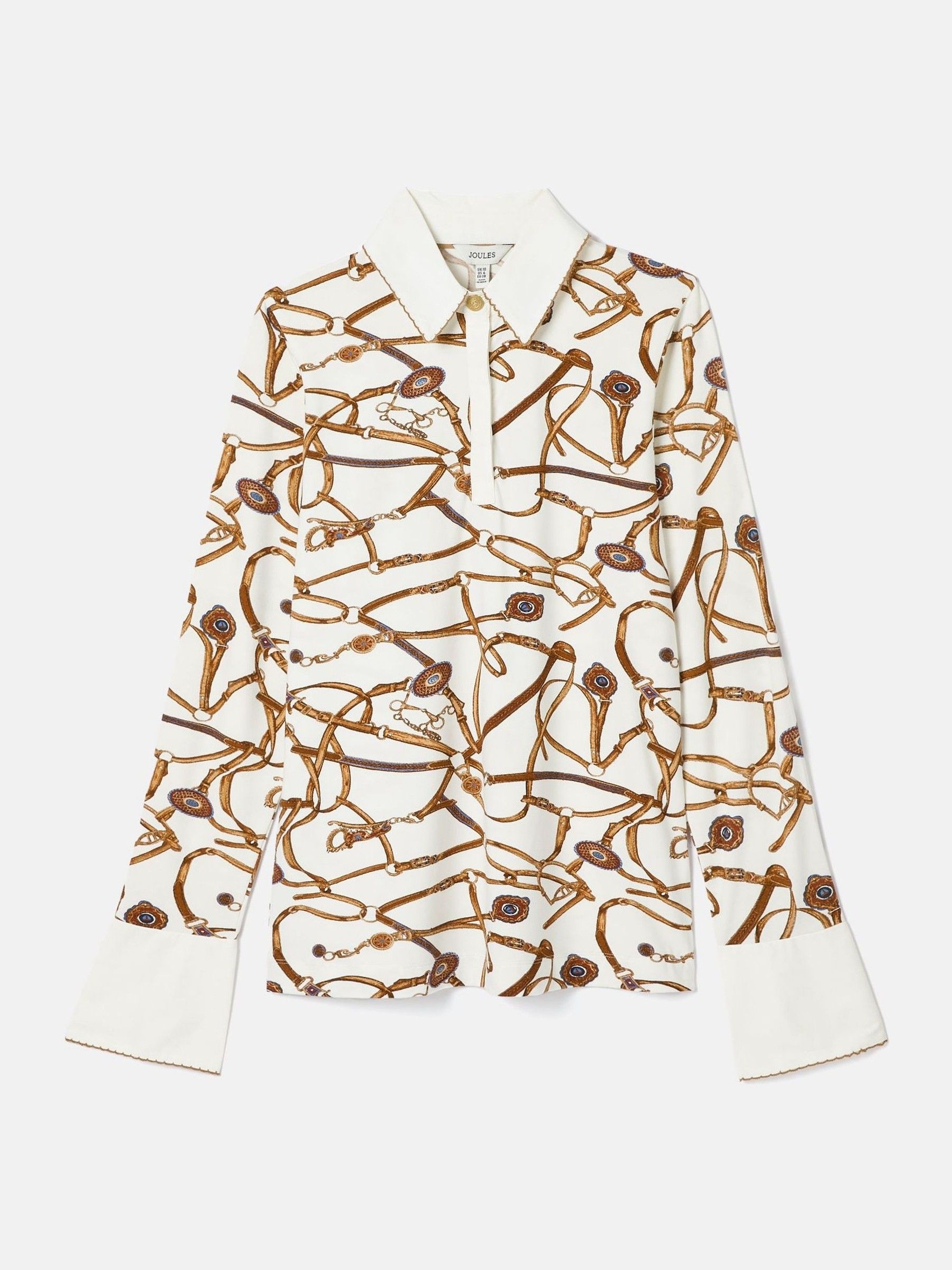 Cordelia Cream Long Sleeve Top - Image 6 of 6