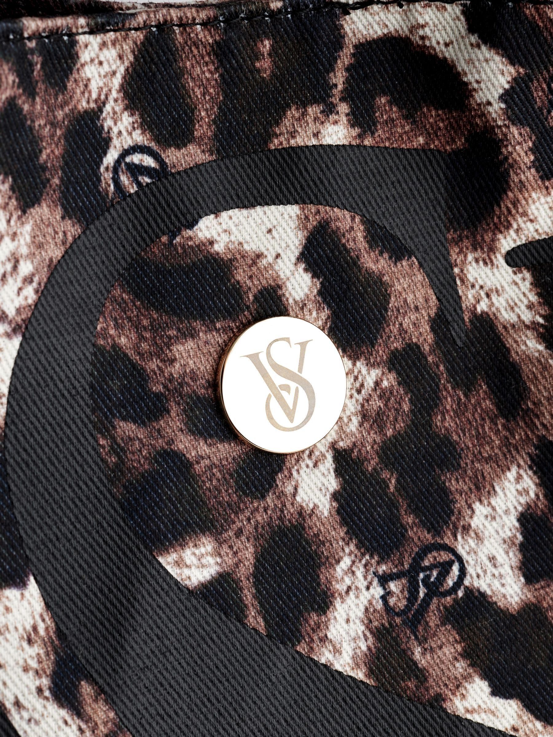 Brown Logo Leopard Tote Bag - Image 7 of 8
