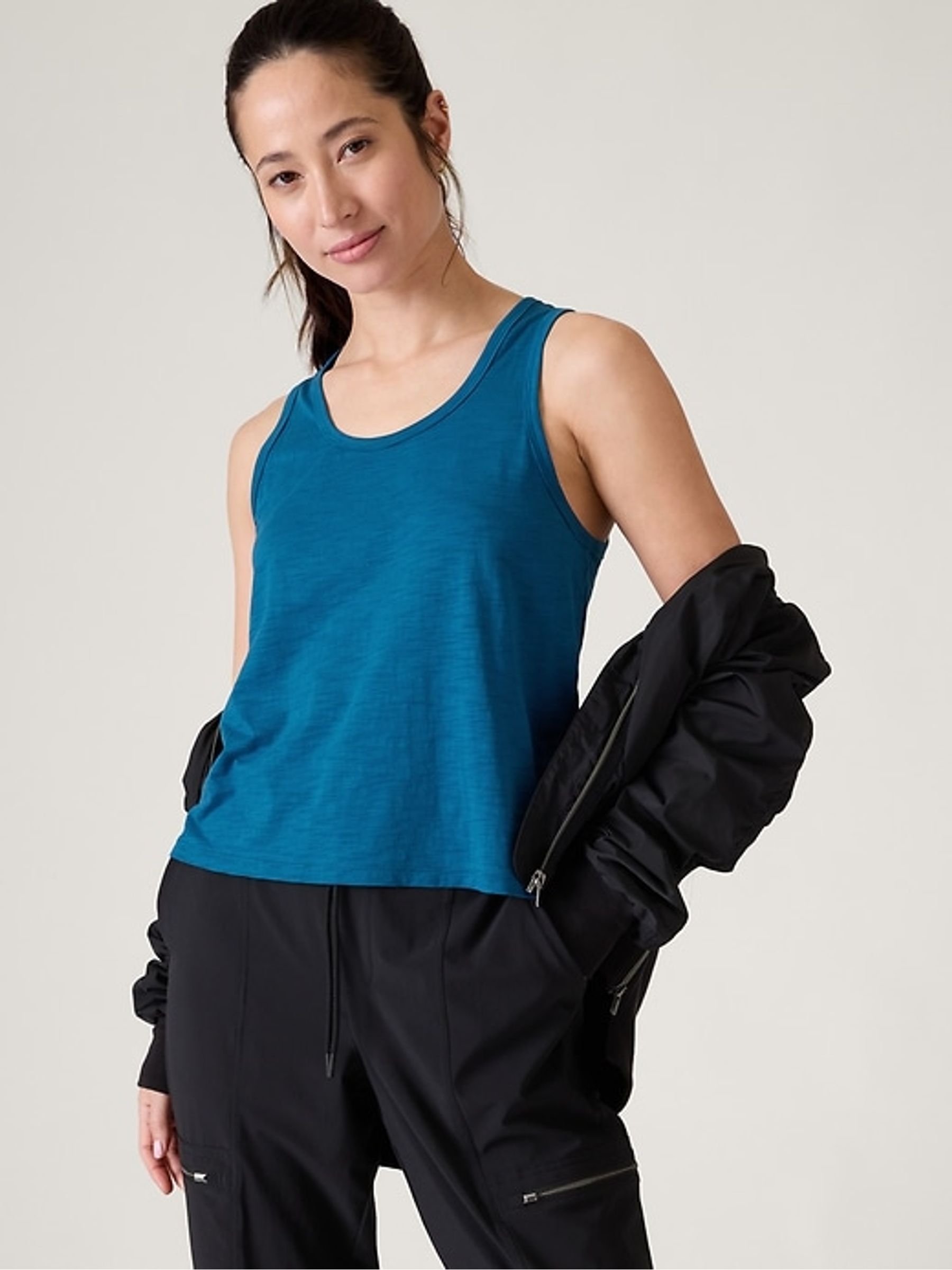 Athleta Blue Essential Tank Top - Image 1 of 2