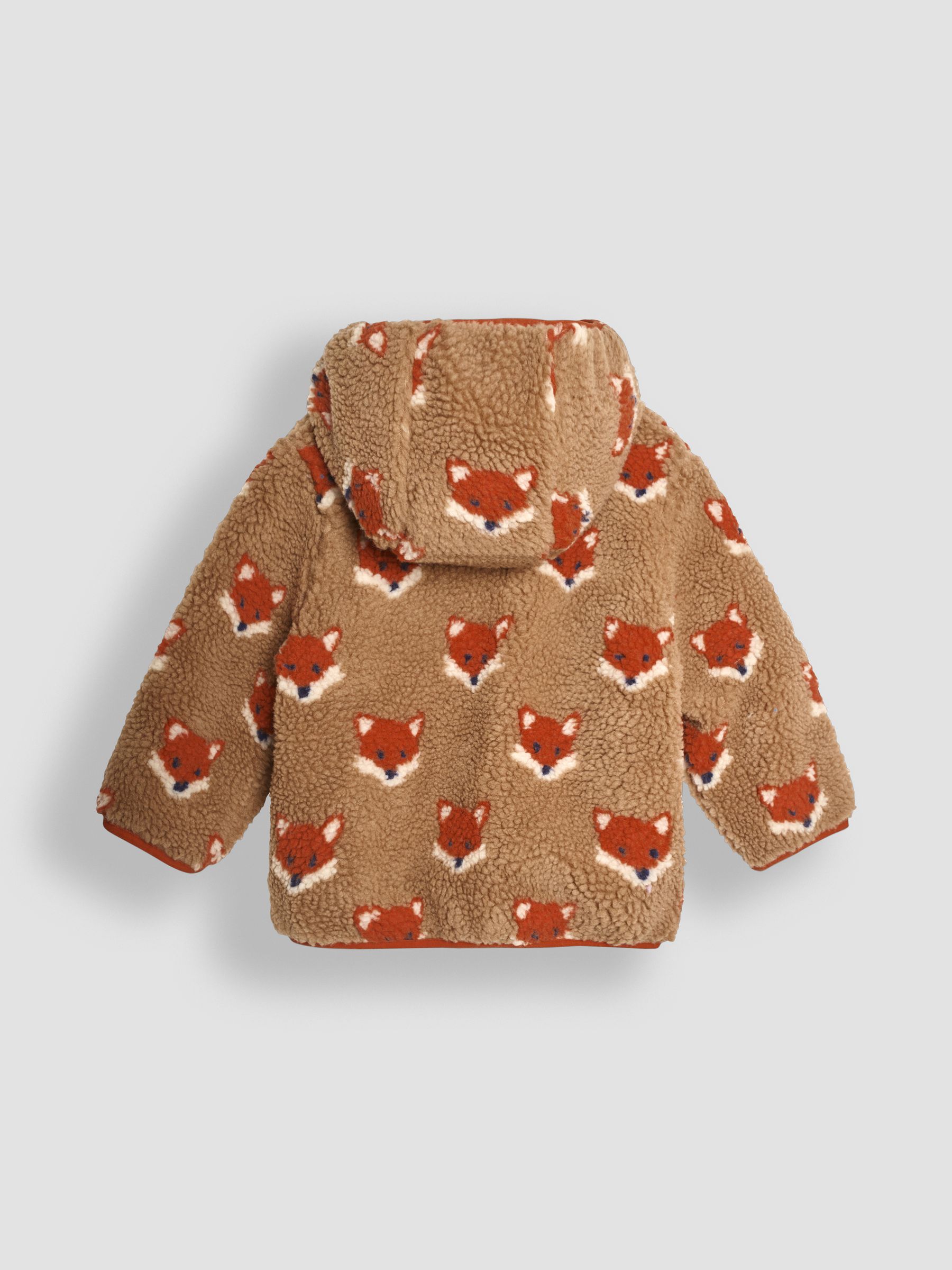 Brown Fox Printed Fleece - Image 2 of 3
