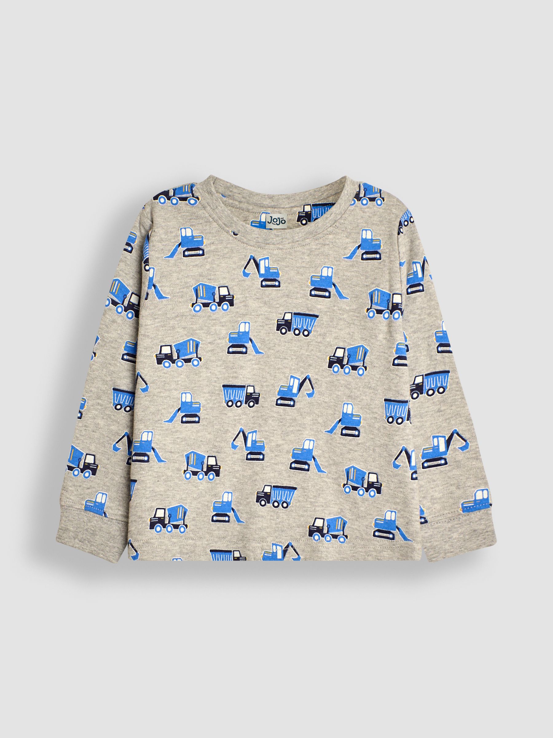 Marl Grey Transport Jersey Pyjamas - Image 2 of 8