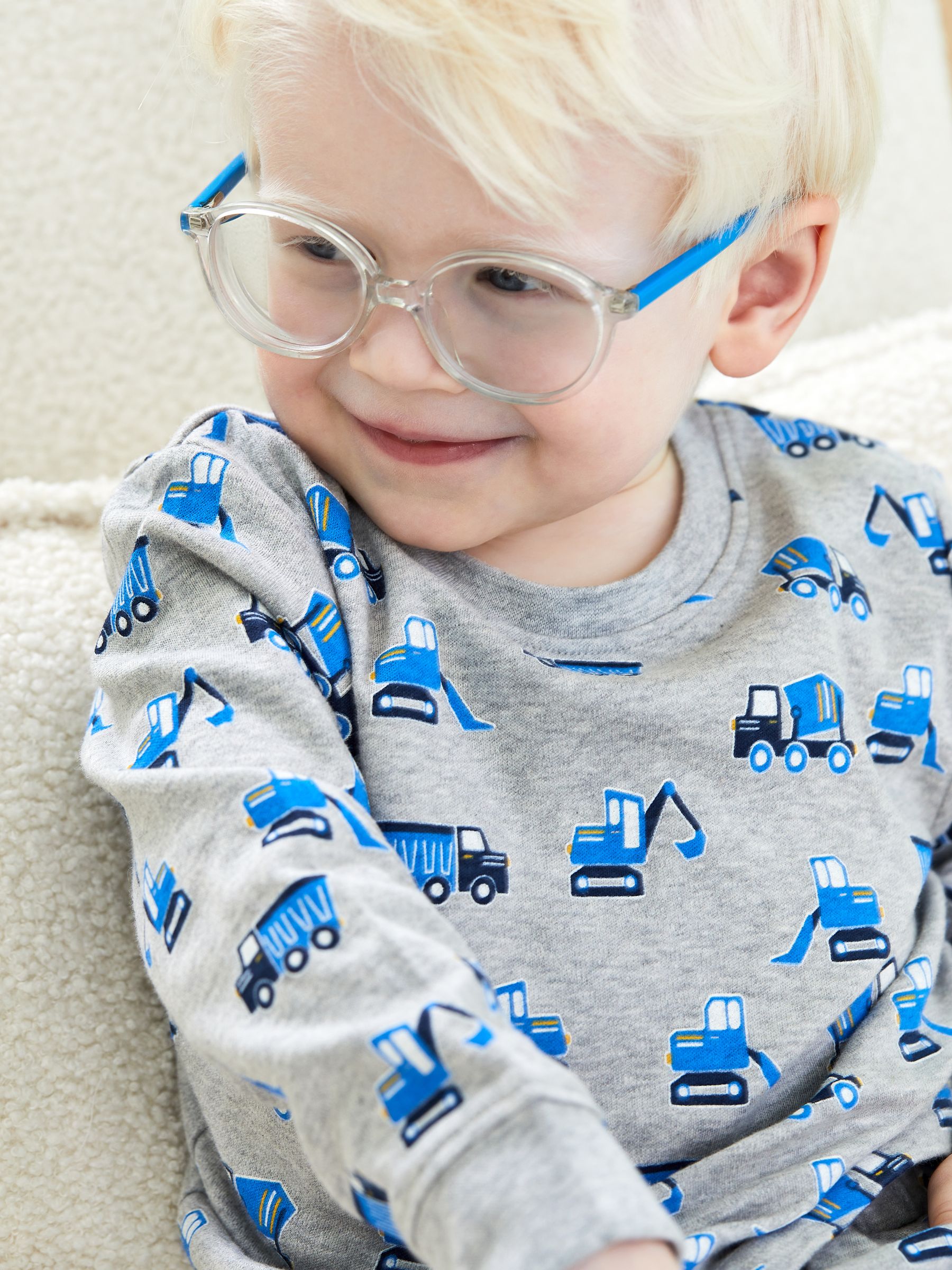 Marl Grey Transport Jersey Pyjamas - Image 7 of 8