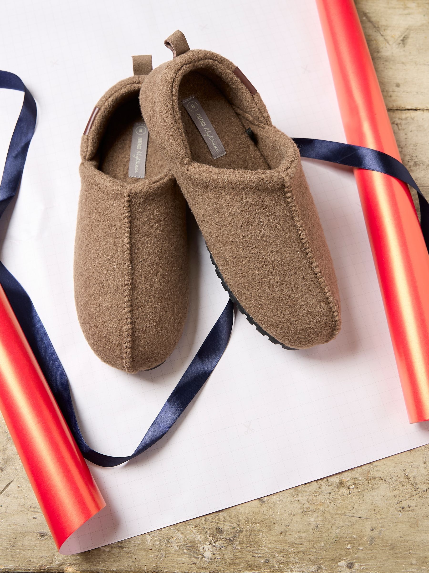 Frank Oatmeal House Shoes - Image 3 of 3
