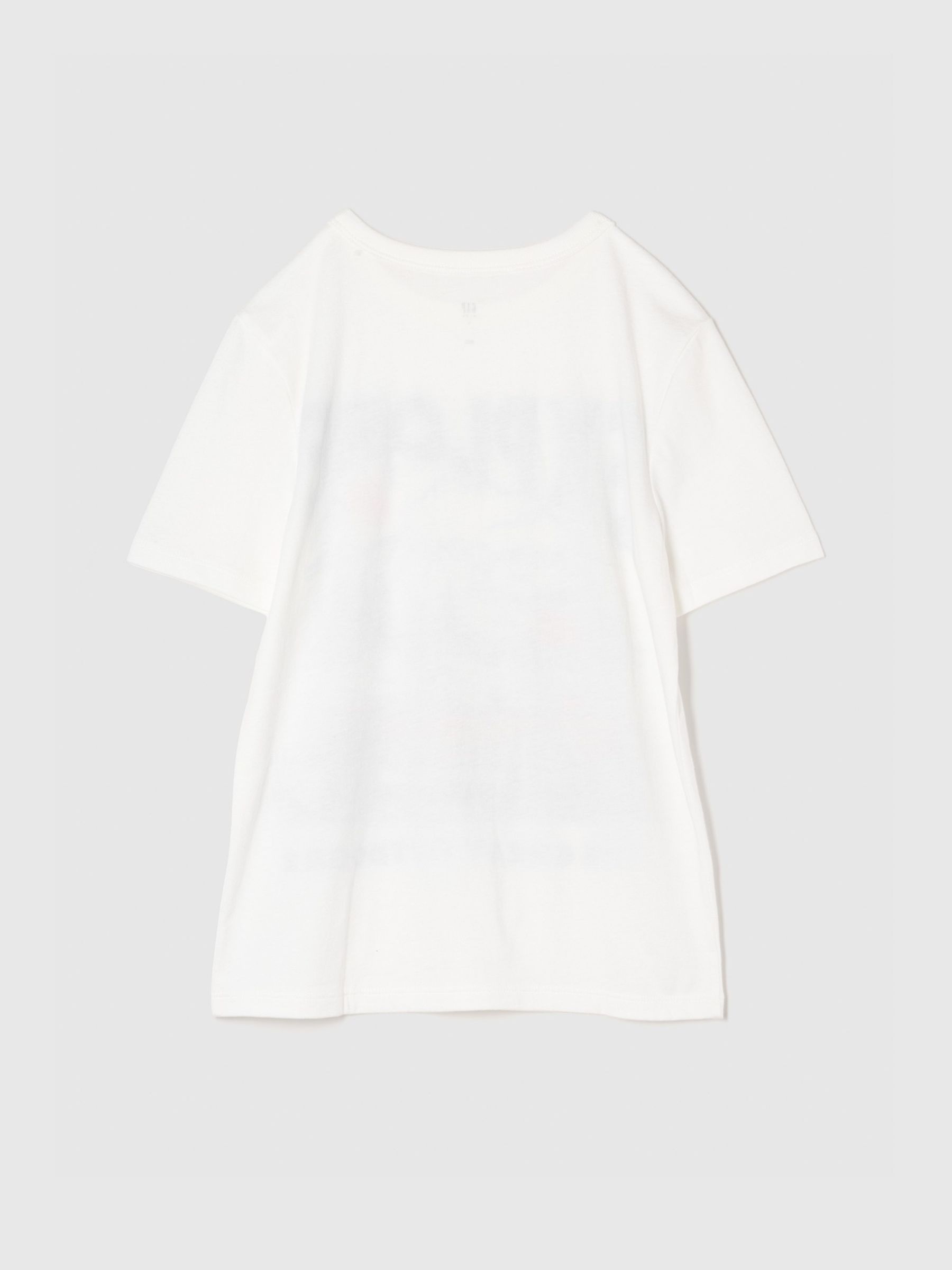 White Graphic Crew Neck Short Sleeve T-Shirt (4-13yrs) - Image 2 of 3