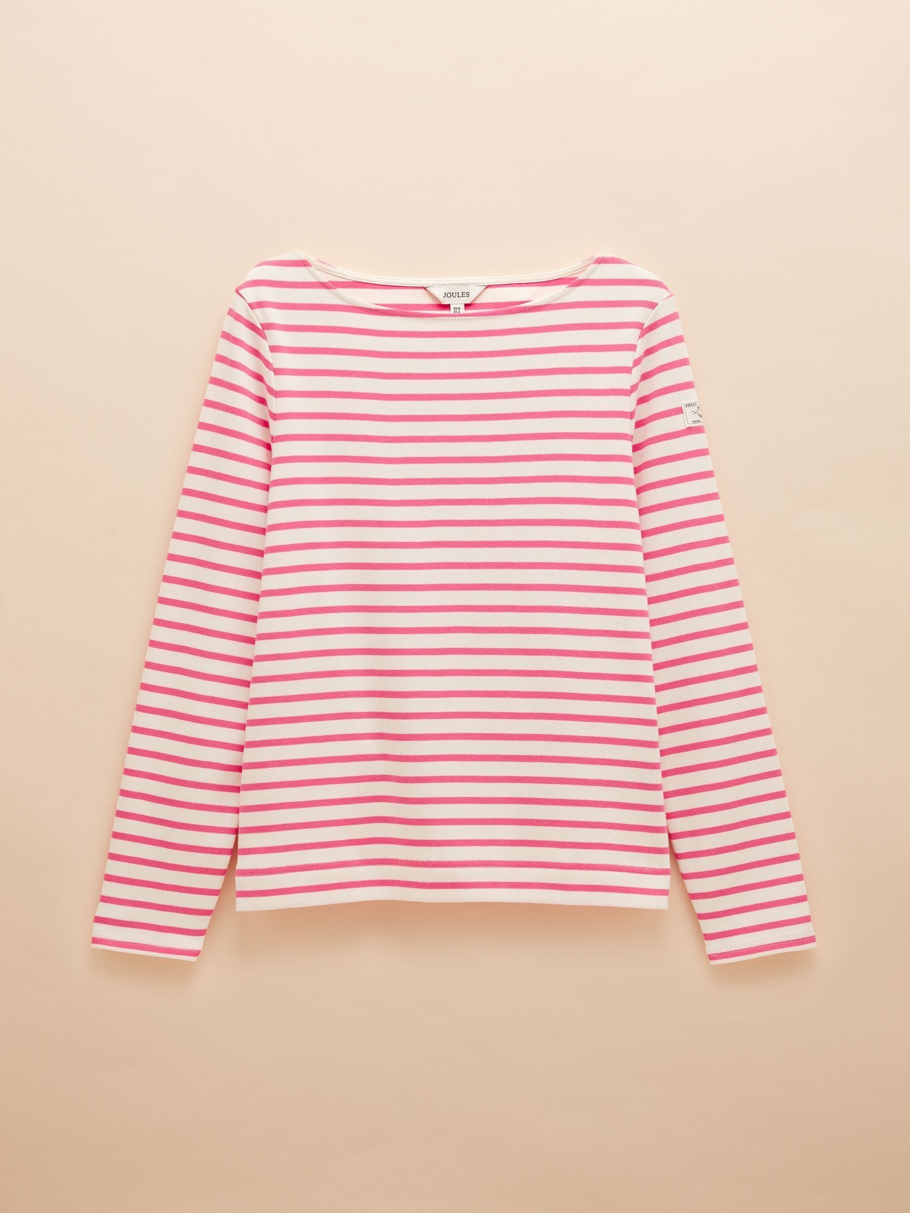 Harbour Bright Pink Boat Neck Breton Top - Image 6 of 6