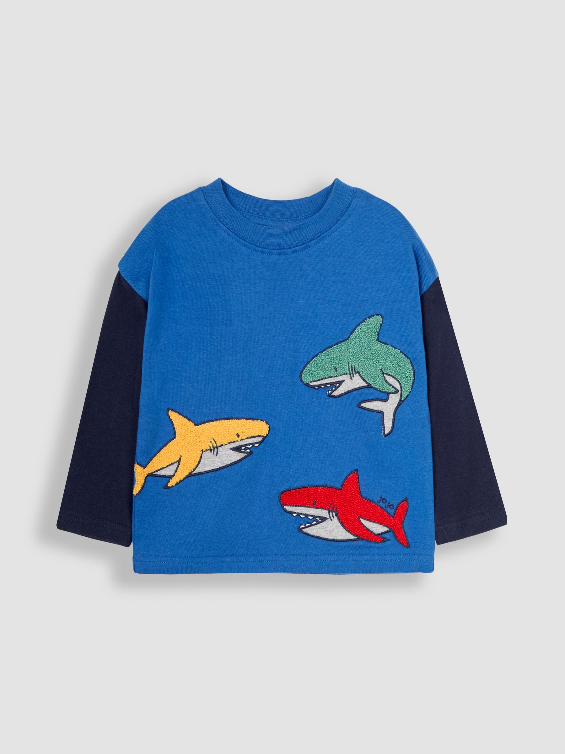 Blue Shark Boucle Top - Image 1 of 3