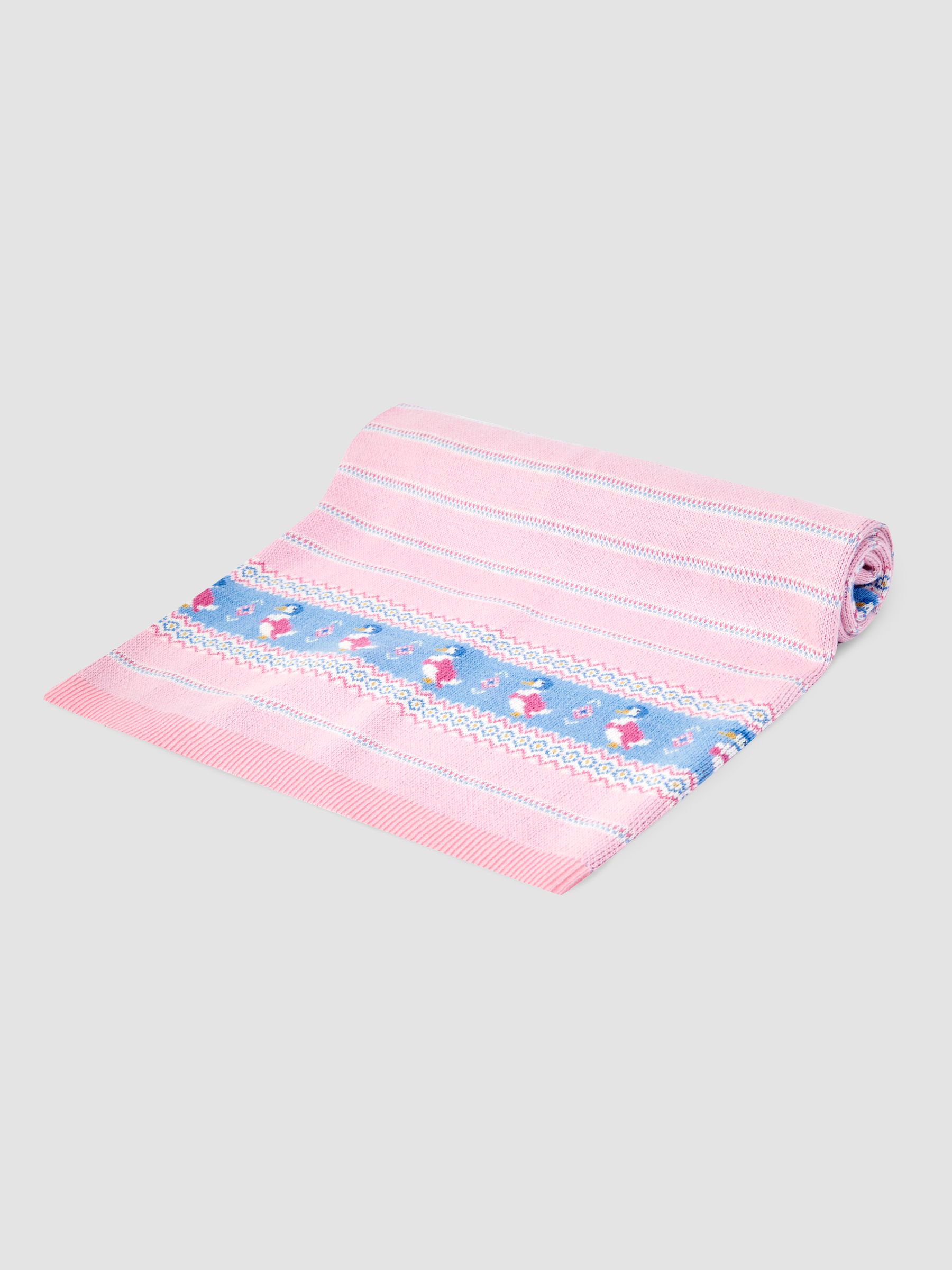 Pink Personalised Jemima Puddle-Duck Knitted Shawl - Image 2 of 5