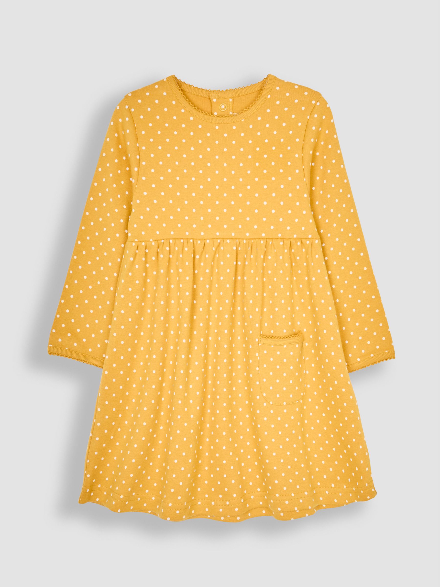 Mustard Yellow Spot Dress - Image 1 of 3