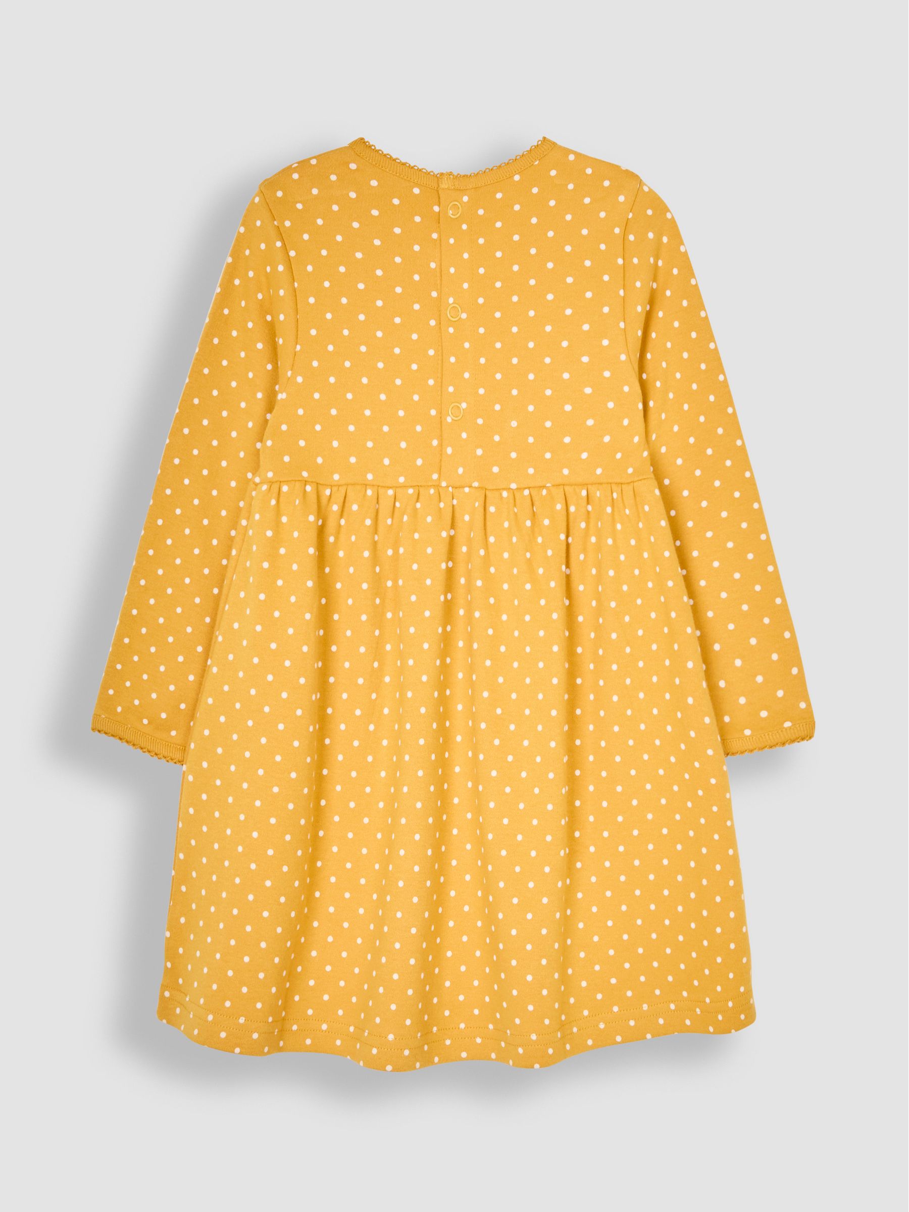 Mustard Yellow Spot Dress - Image 2 of 3