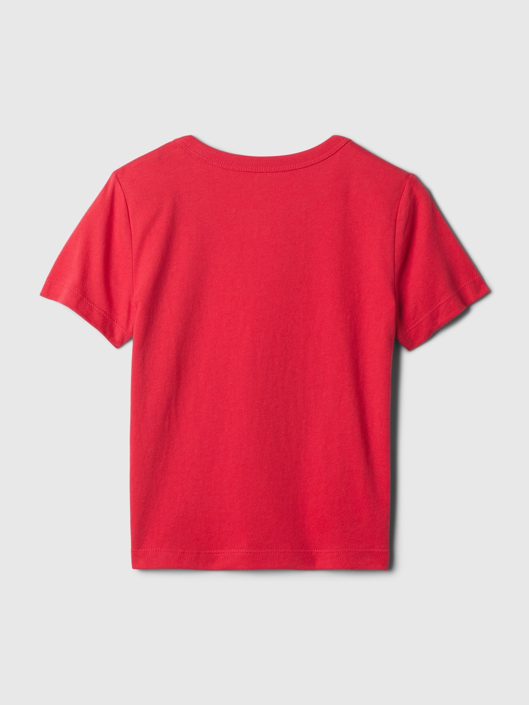 Red Truck Graphic Logo Short Sleeve Crew Neck T-Shirt (Newborn-5yrs) - Image 2 of 2
