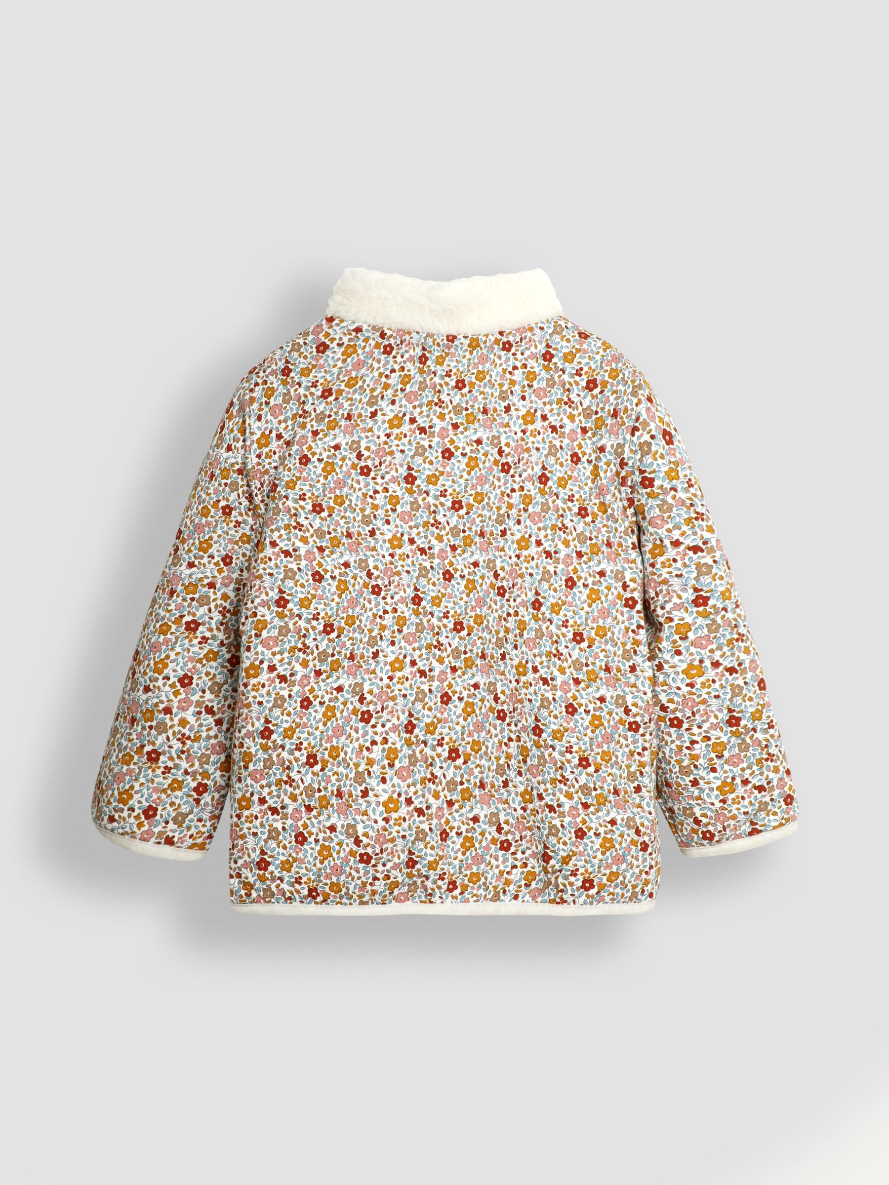 Cream Reversible Zip-Up Teddy Fleece | JoJo Maman Bébé USA