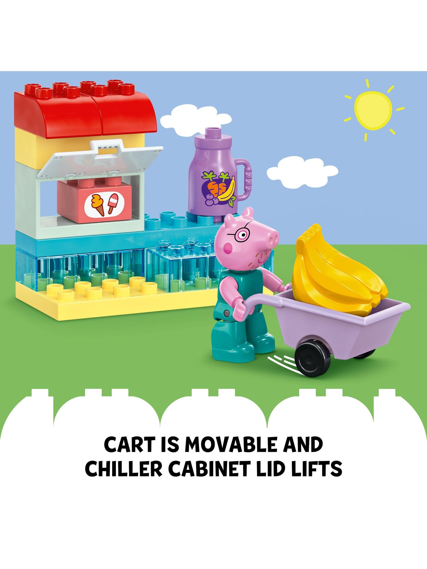 LEGO DUPLO Peppa Pig Supermarket with Car Toy - Image 6 of 7